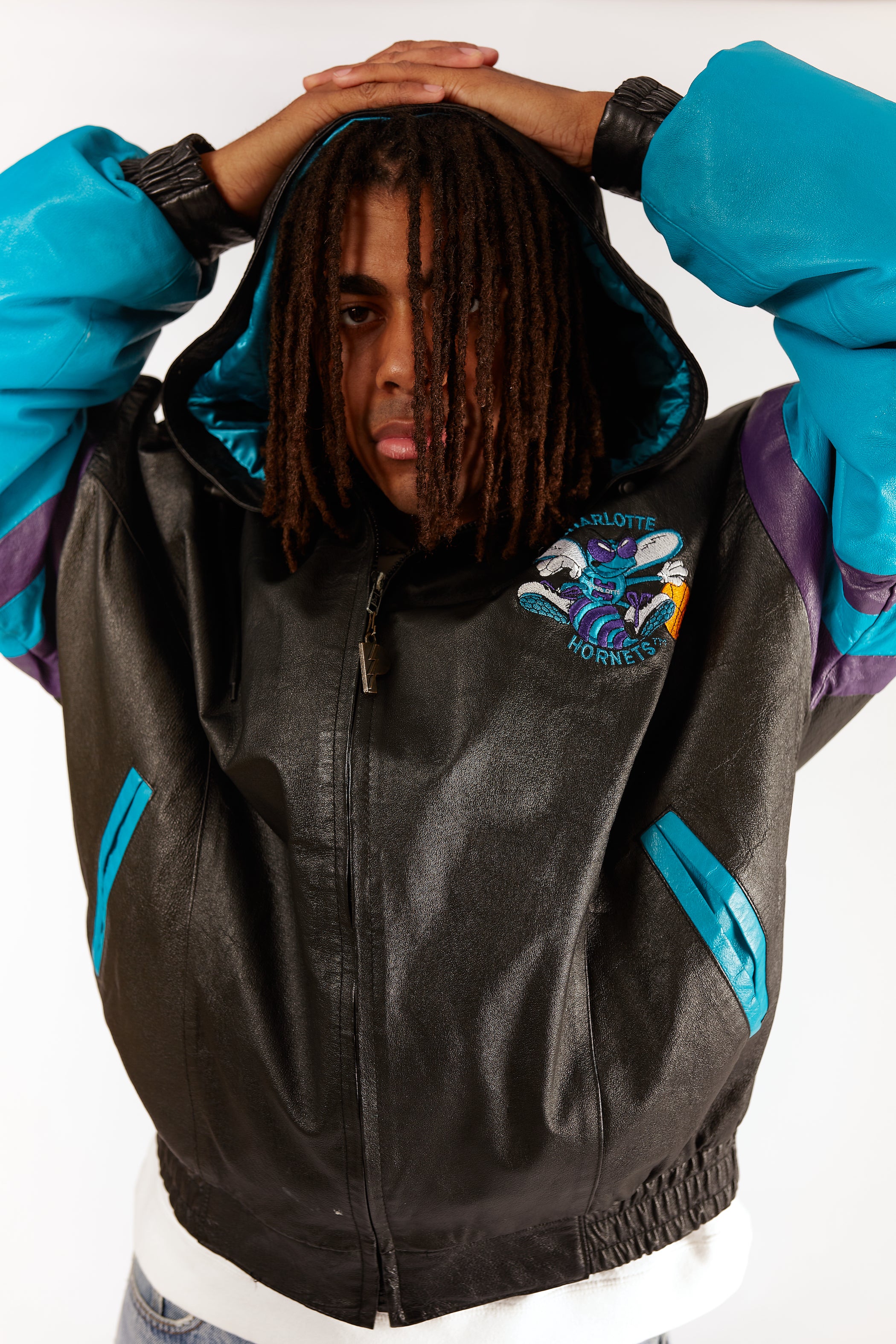 90s Pro Player Vintage Charlotte Hornets Bomber Jacket ❌SOLD