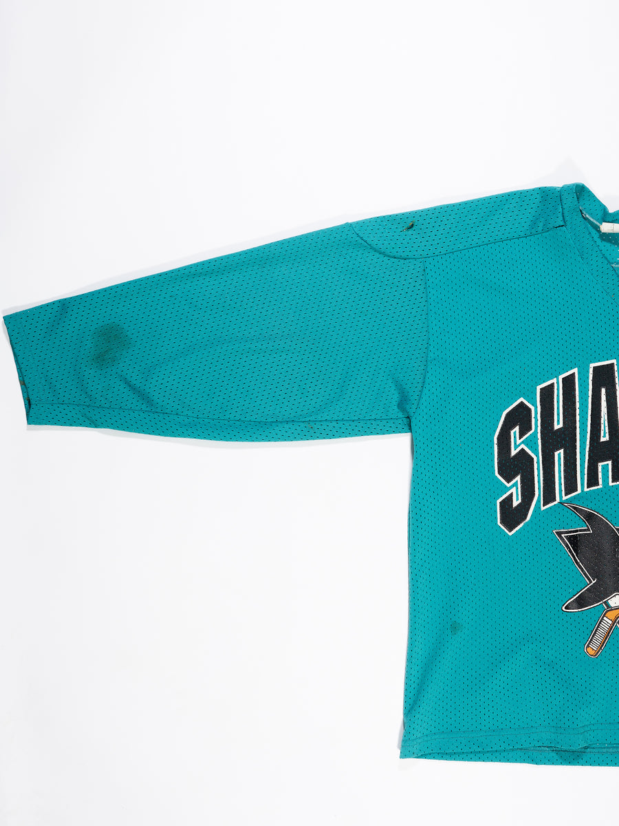 90's San Jose Sharks NHL Jersey in a vintage style from thrift store Twise Studio