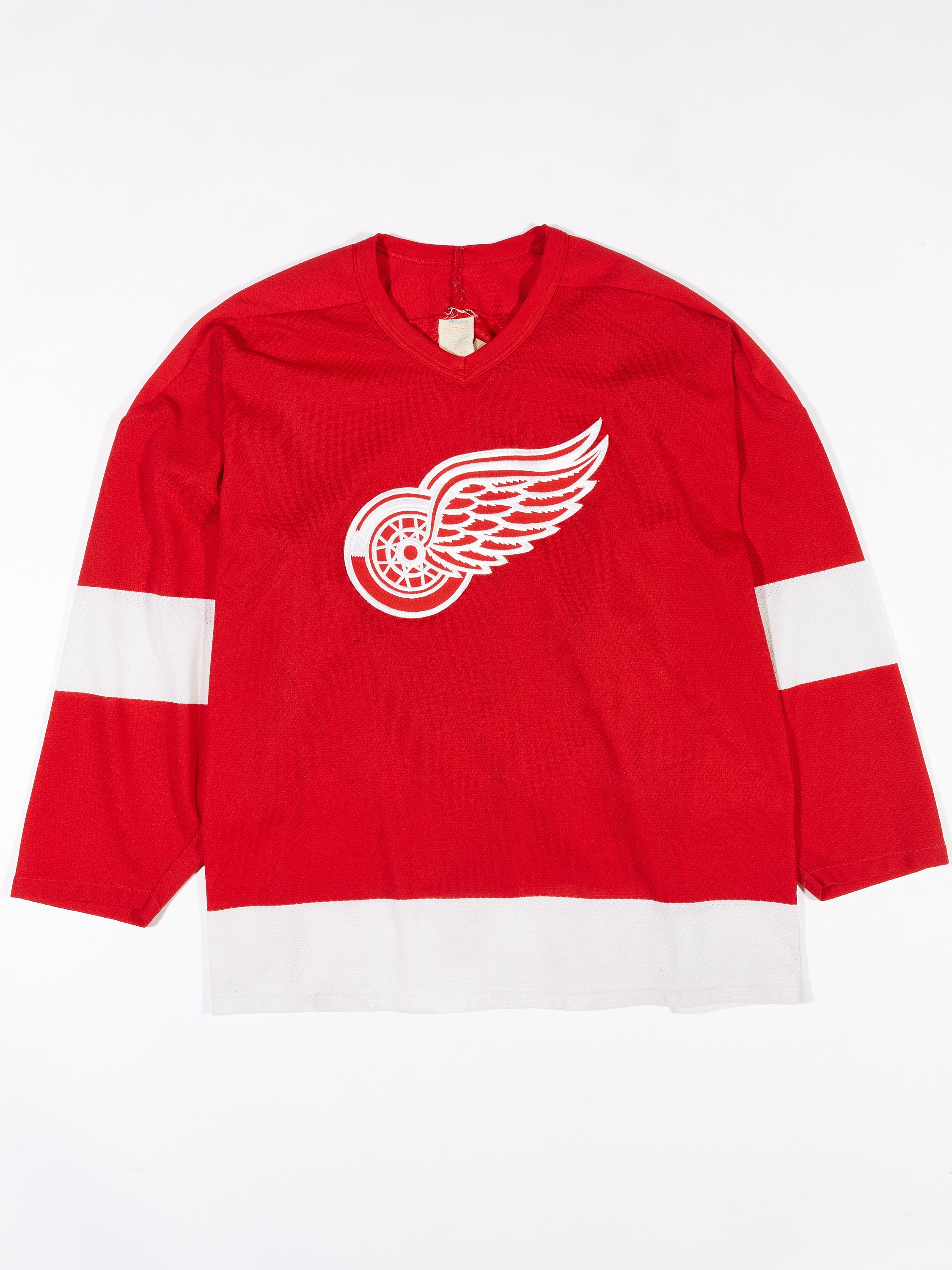 80's Detroit Red Wings Jersey in a vintage style from thrift store Twise Studio