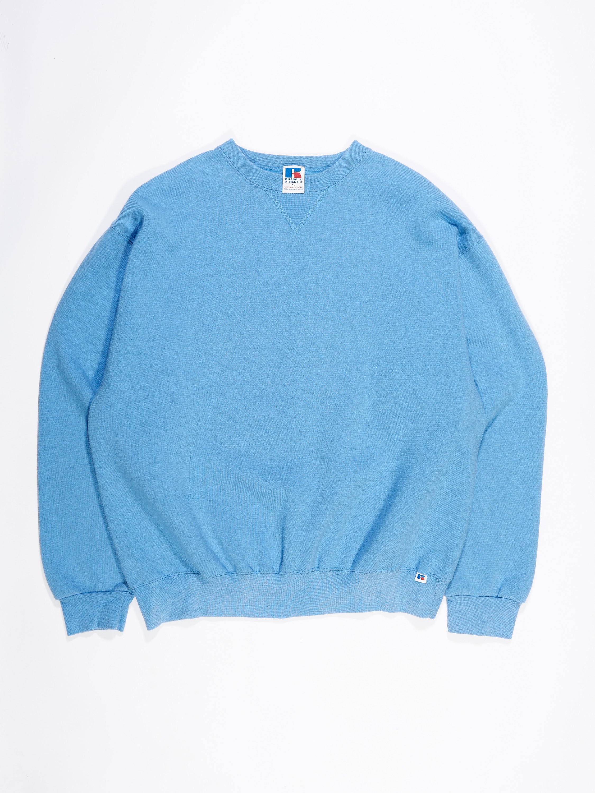 Russell Athletic Baby Blue Blank Crewneck