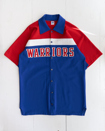 1980's "Warriors" Warmup Jersey by Russell Athletic
