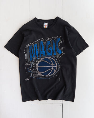 1990's Orlando Magic Black Faded T-shirt