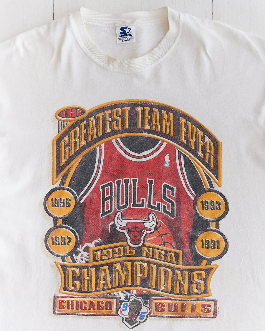 1996 Chicago Bulls NBA Champion Greatest Team Ever Starter T-shirt