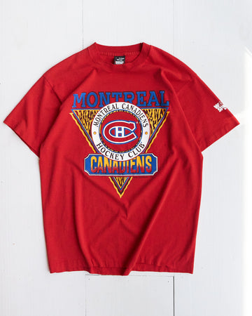 1990 Montreal Canadiens Red T-shirt