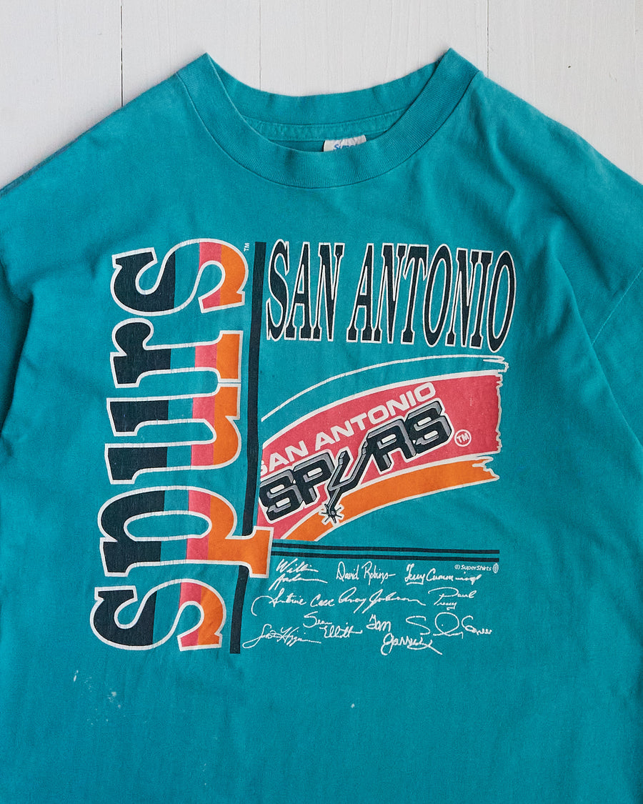 1991-1992 San Antonio Spurs Fiesta-Colored T-shirt