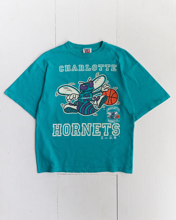 1990's Charlotte Hornets Turquoise T-shirt