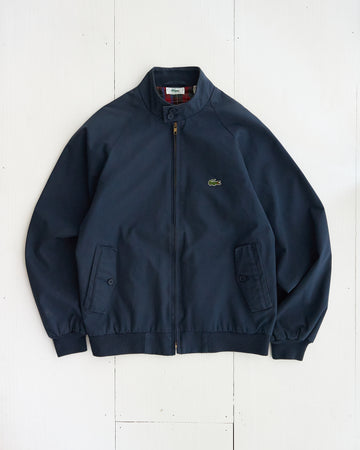 1990's Izod Lacoste navy blue Harrington Jacket