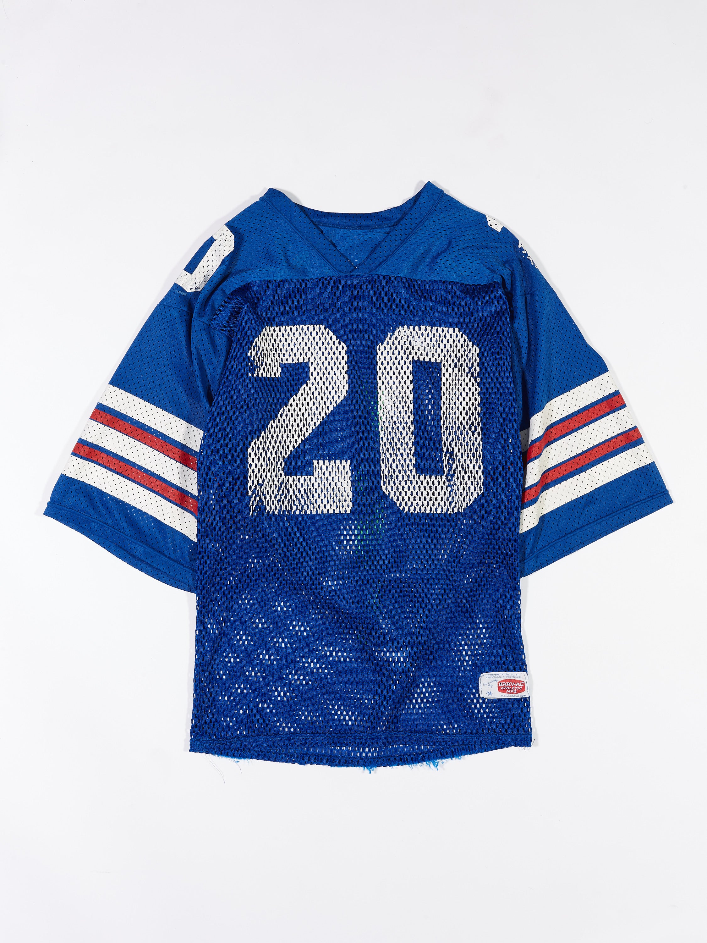 Vintage Harv-Al Athletic Football Jersey in a vintage style from thrift store Twise Studio