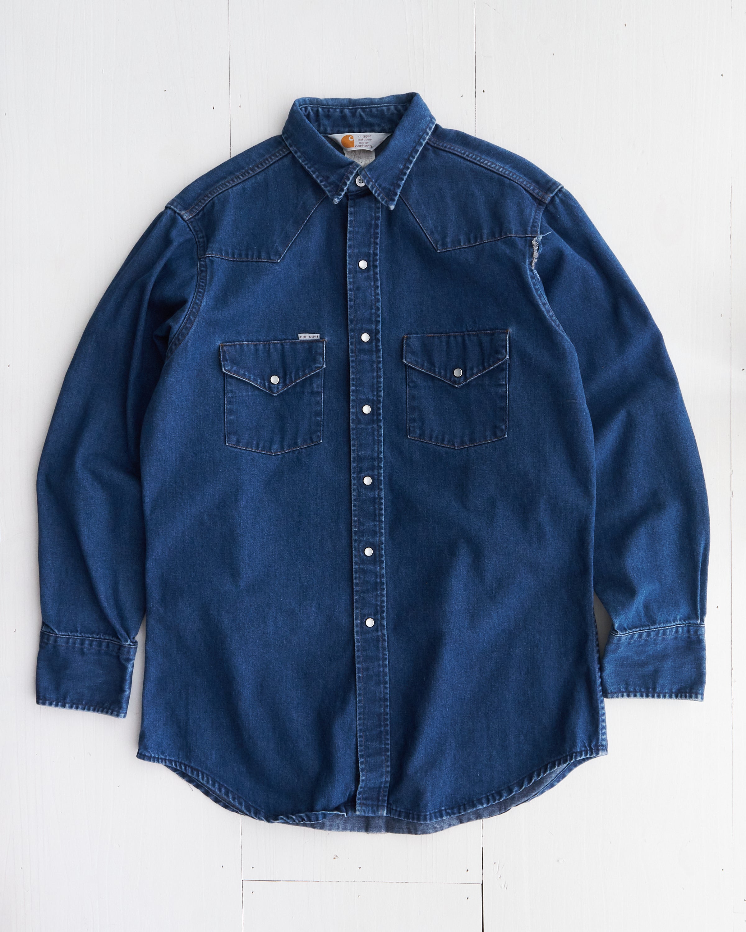 1993 Carhartt Rugged Outdoor Wear Denim Button Up