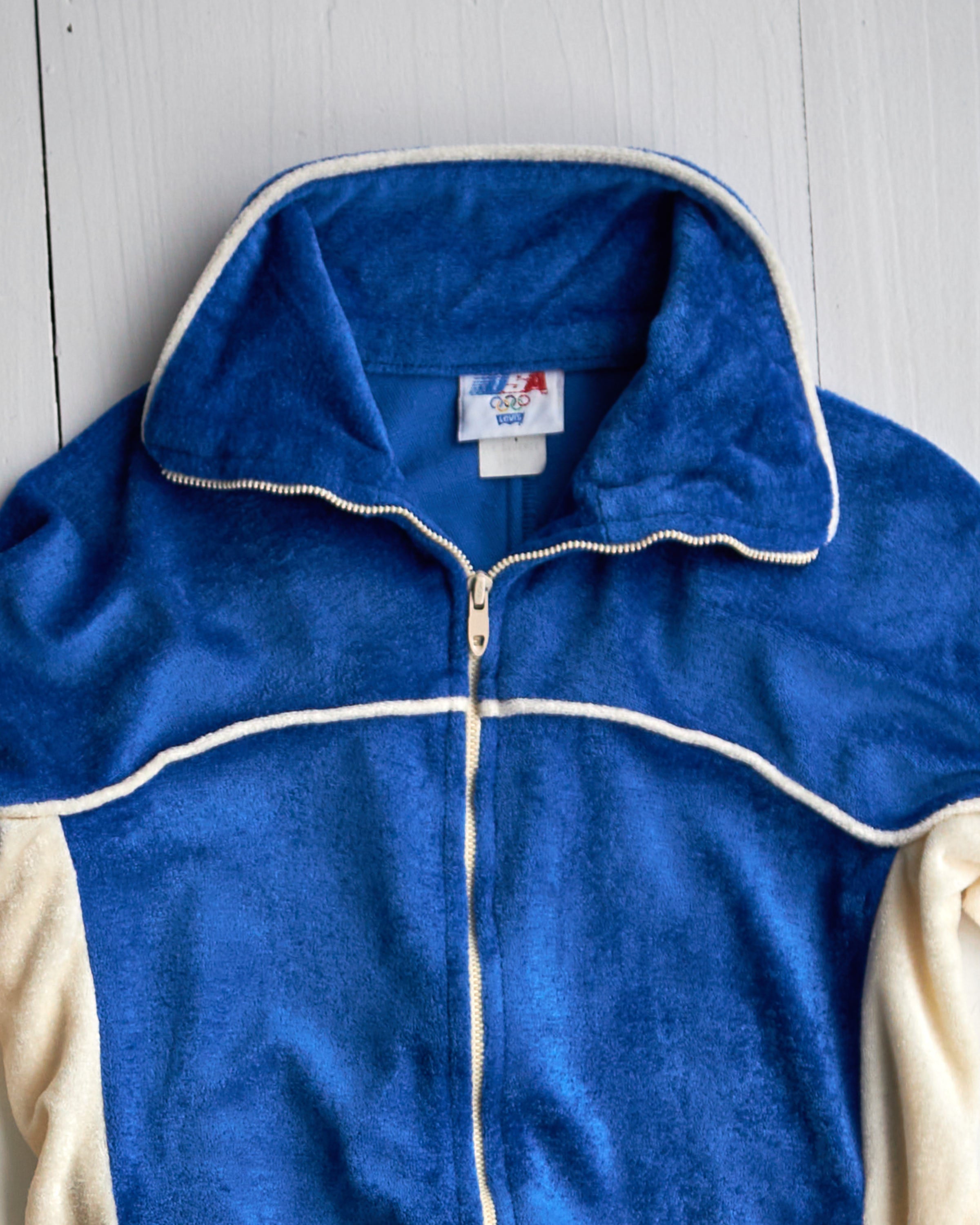 Veste de survêtement en velours Vintage Levi's Team USA