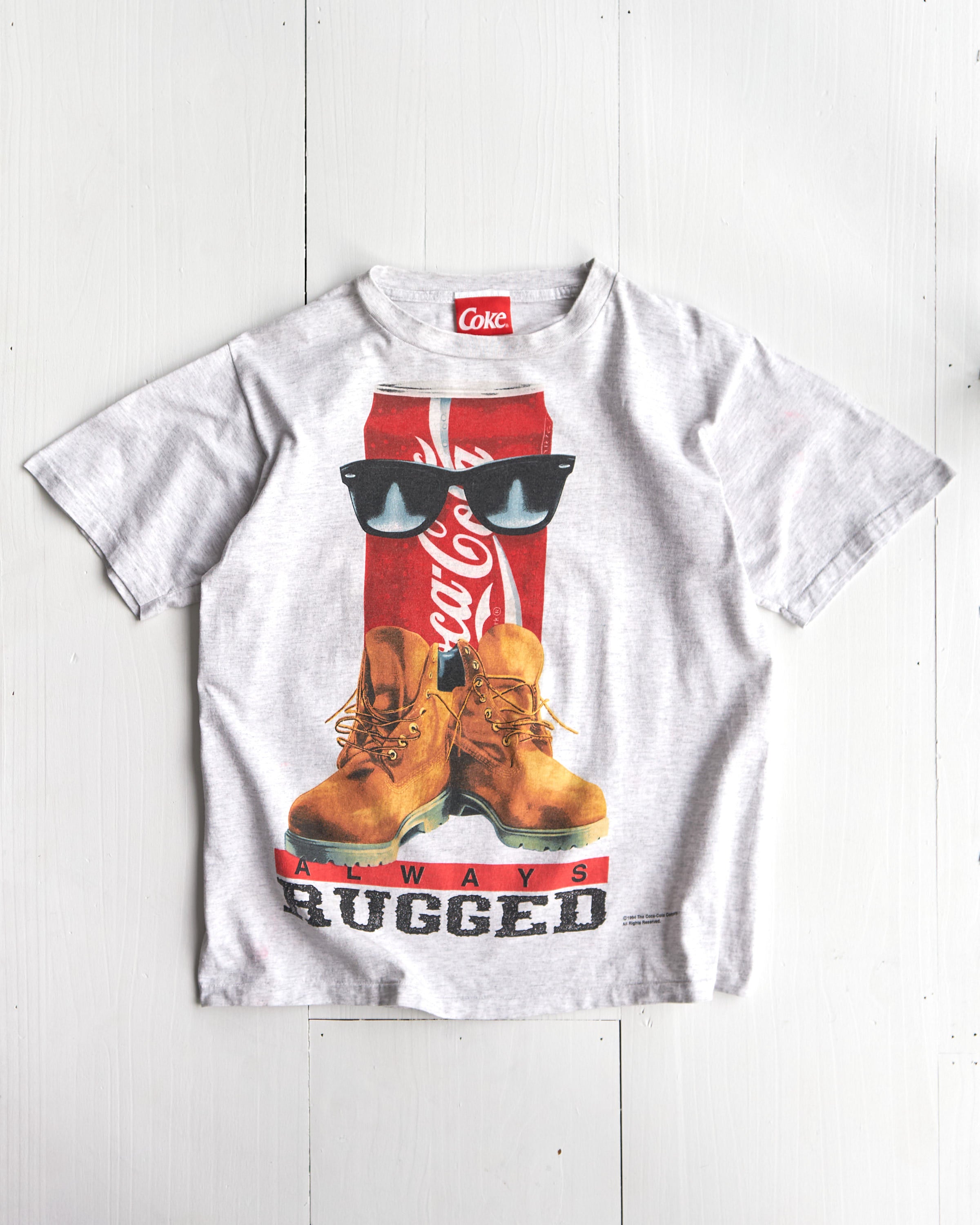 1994 Coca-Cola "Always Rugged" Graphic T-Shirt