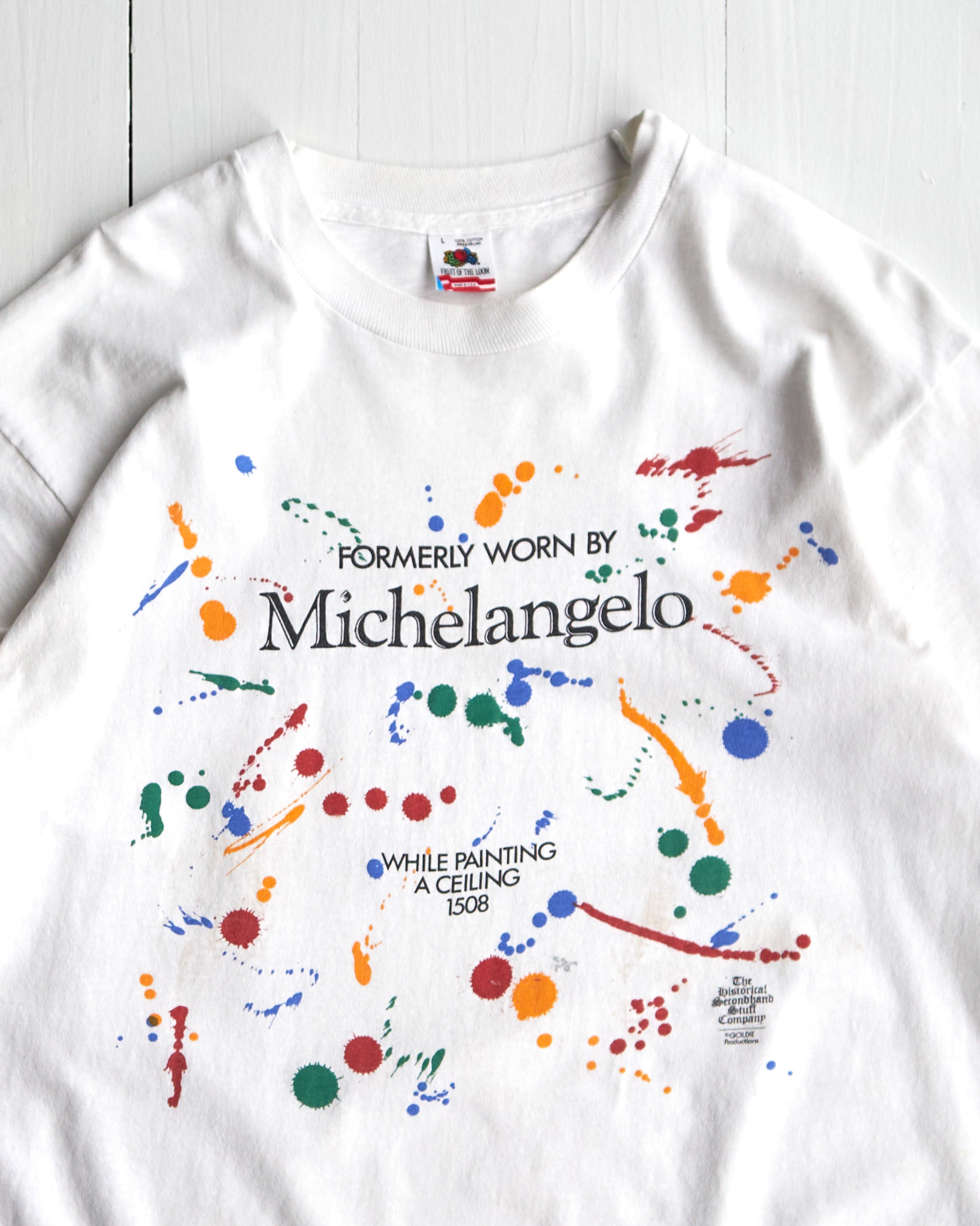 1990’s Michelangelo "Formerly Worn By Michelangelo" Graphic T-Shirt
