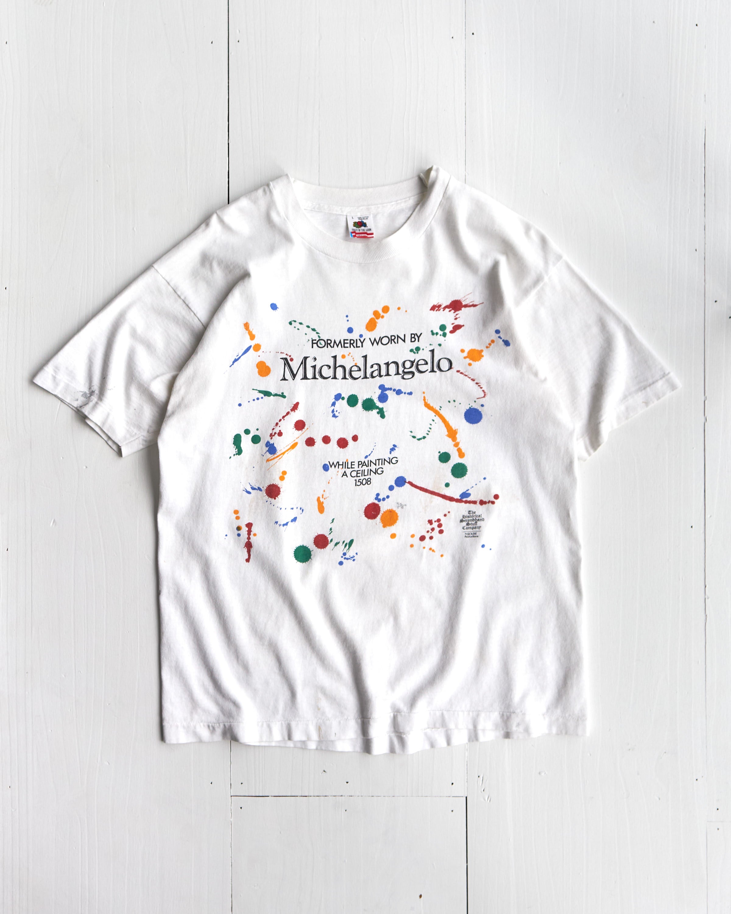 1990’s Michelangelo "Formerly Worn By Michelangelo" Graphic T-Shirt