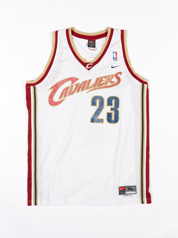Early 2000's Nike Cleveland Cavaliers Lebron james Jersey in a vintage style from thrift store Twise Studio