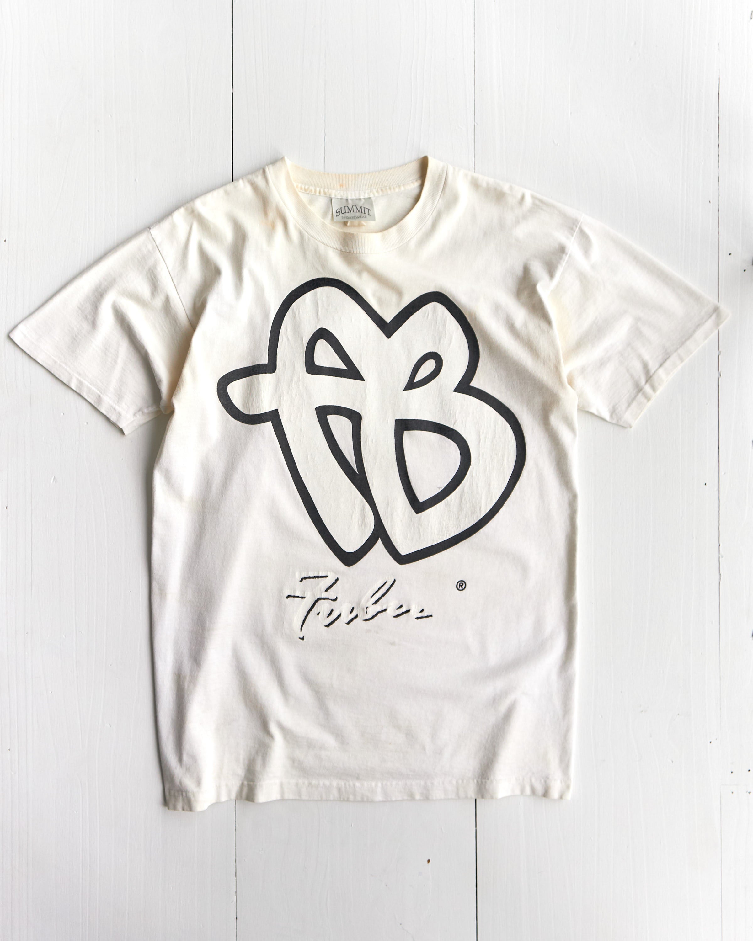 T-shirt graphique blanc "FUBU"