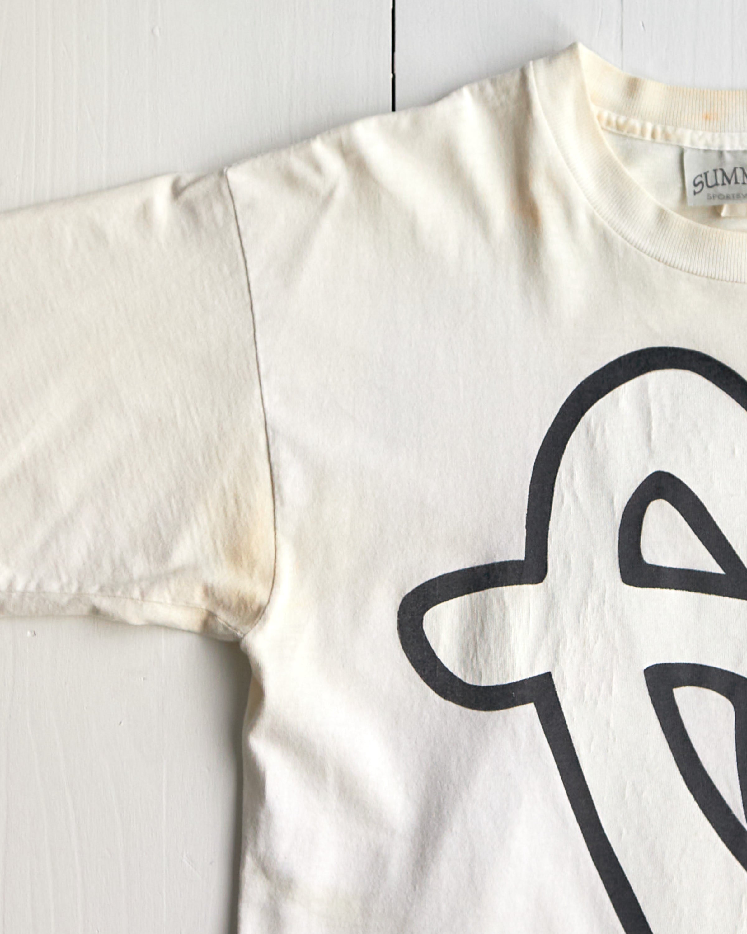 T-shirt graphique blanc "FUBU"