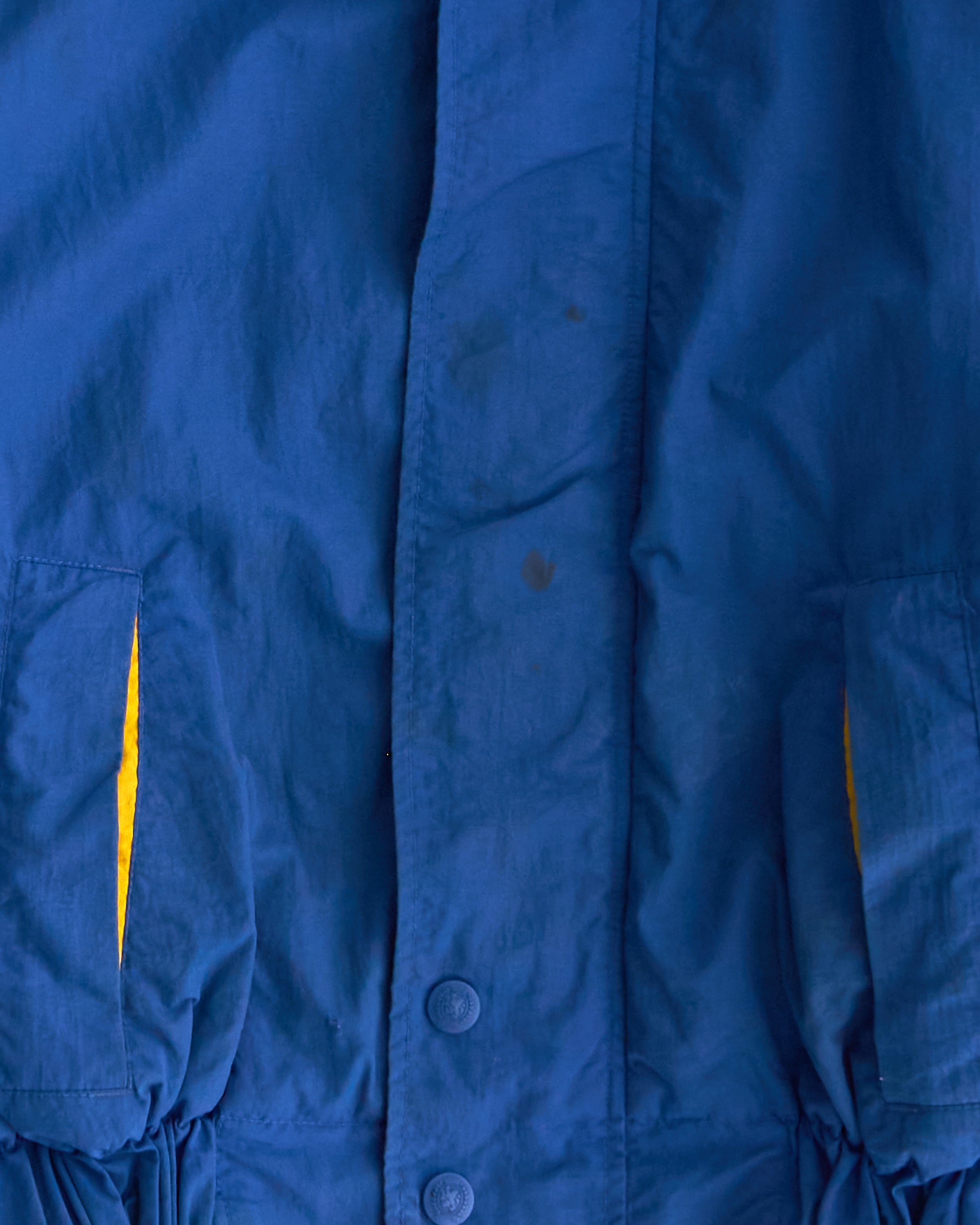 Veste Nautique Tommy Hilfiger des Années 90 Bleu Jaune