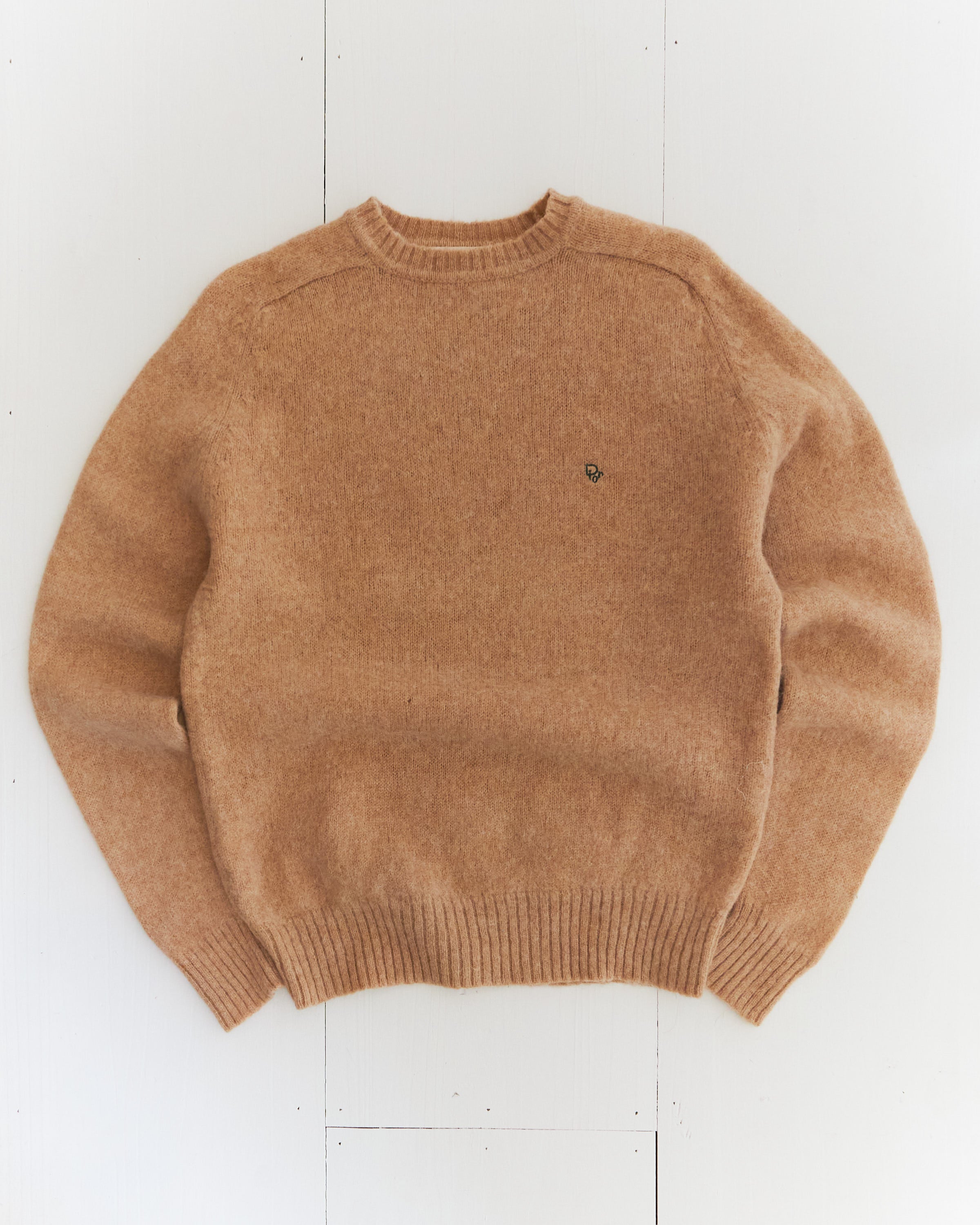 1980-90’s Christian Dior Camel Shetland Wool Sweater