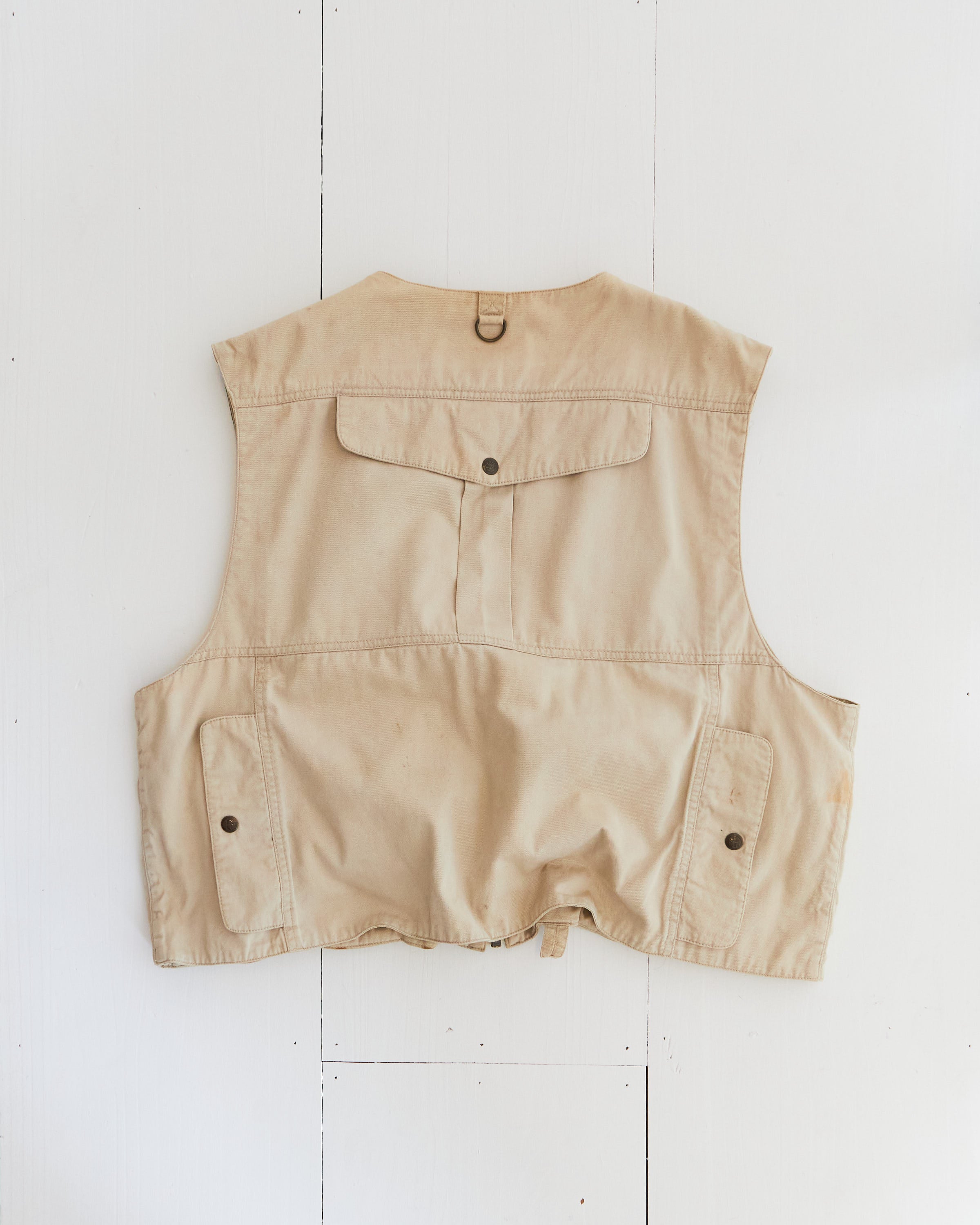 Late 1990’s Timberland Weathergear Fishing Utility Vest Beige