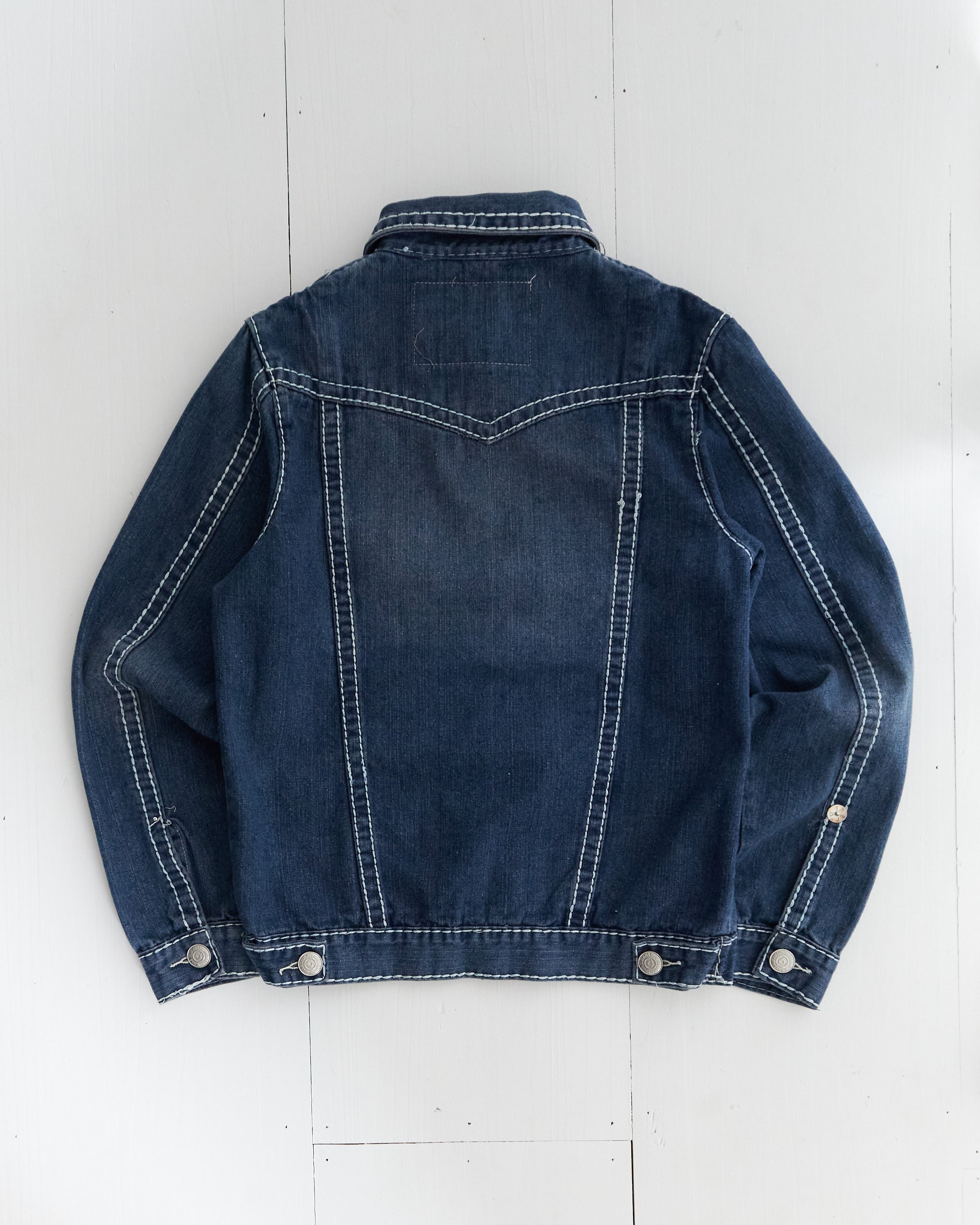 2000's True Religion Dark Wash Denim Jacket