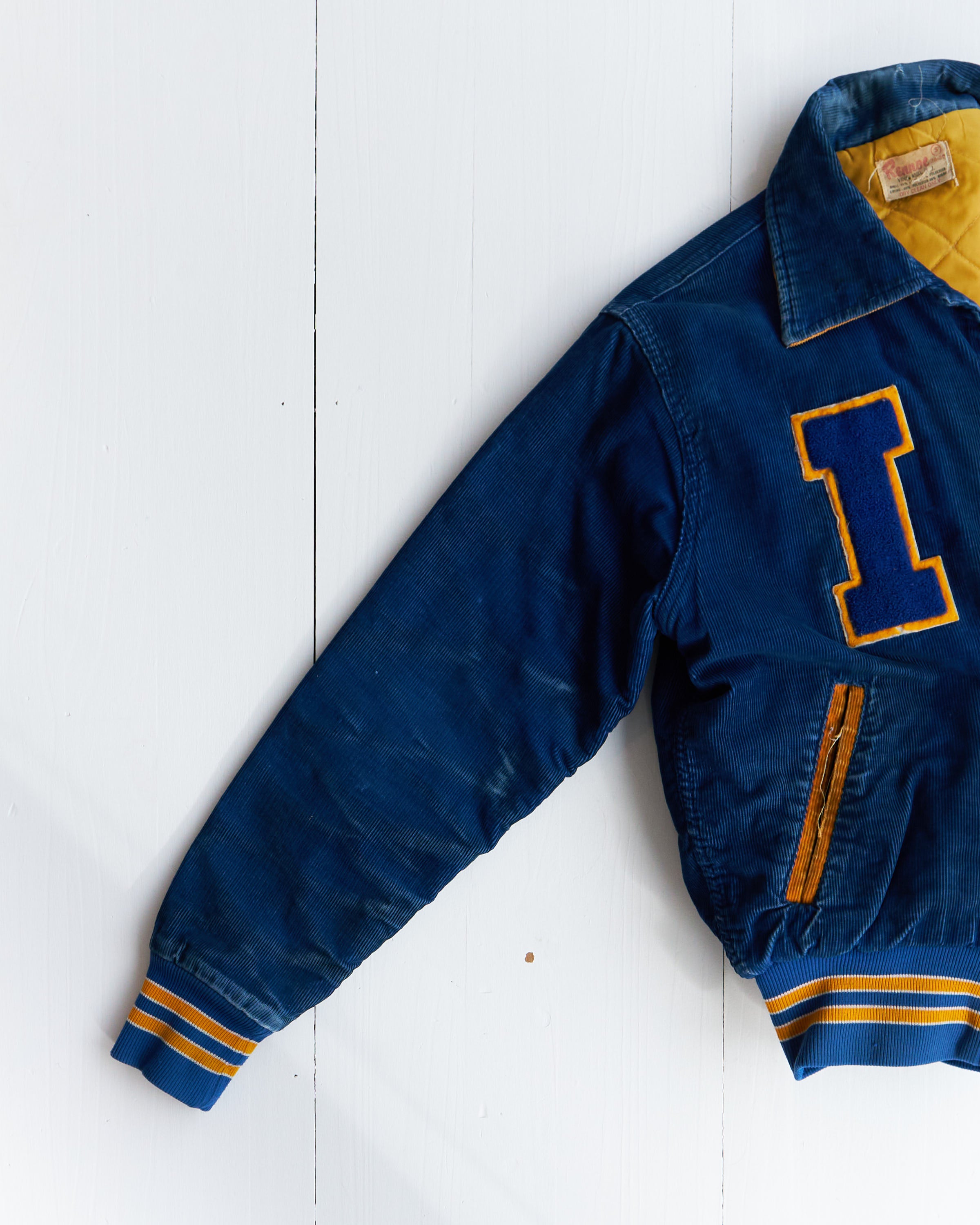 1970's Rennoc Irondequoit Soccer Corduroy Varsity Jacket