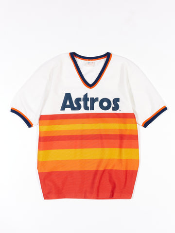 Vintage Houston Astros MLB Pullover Jersey in a vintage style from thrift store Twise Studio