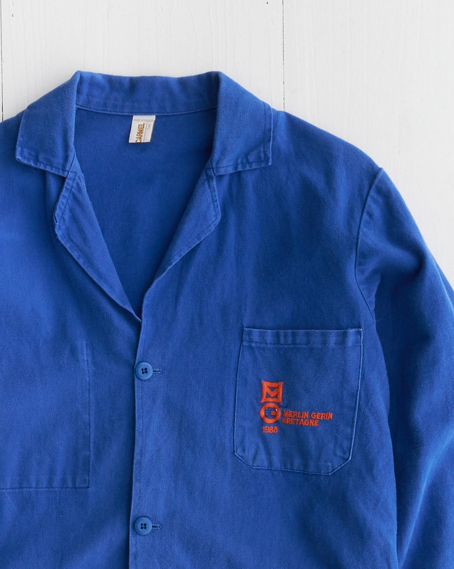 1988 Bleu de Travail French Workwear Chore Jacket