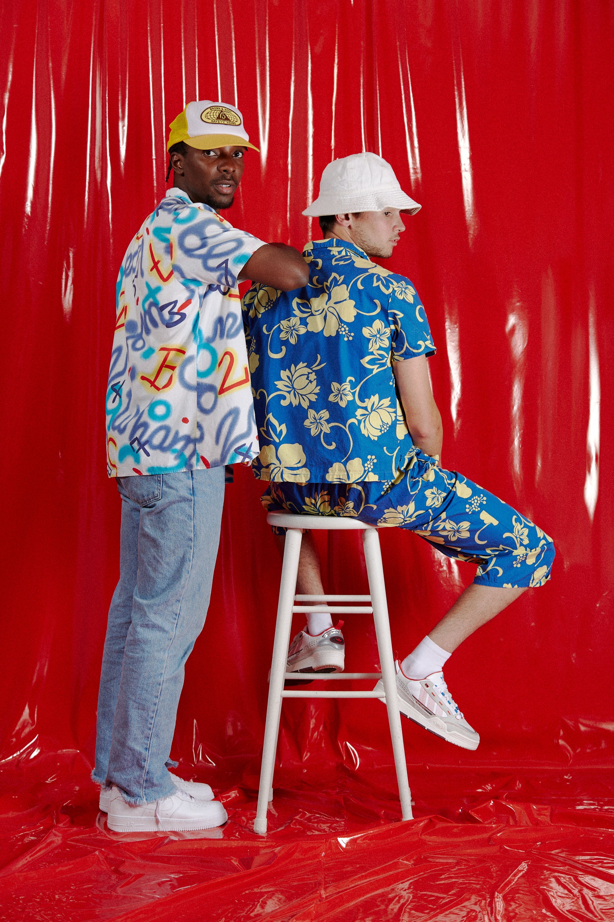 Vintage Hilo Hattie Hawaiian Set in a vintage style from thrift store Twise Studio