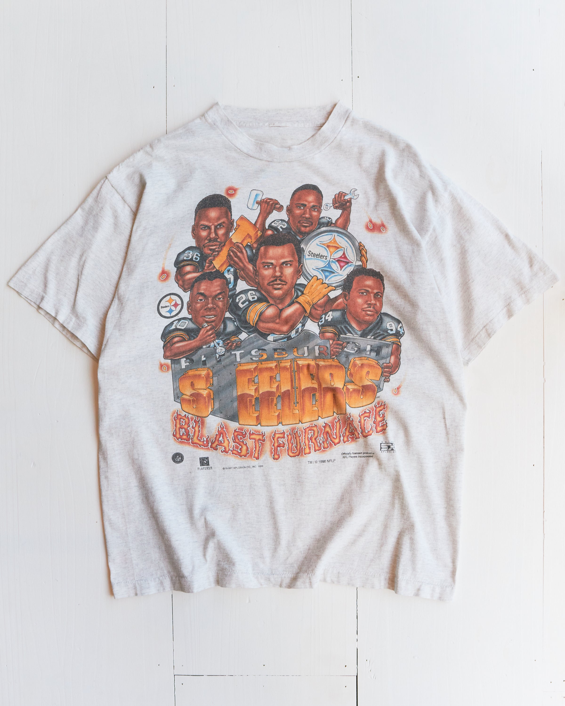 1996 Pittsburgh Steelers Caricature T-Shirt