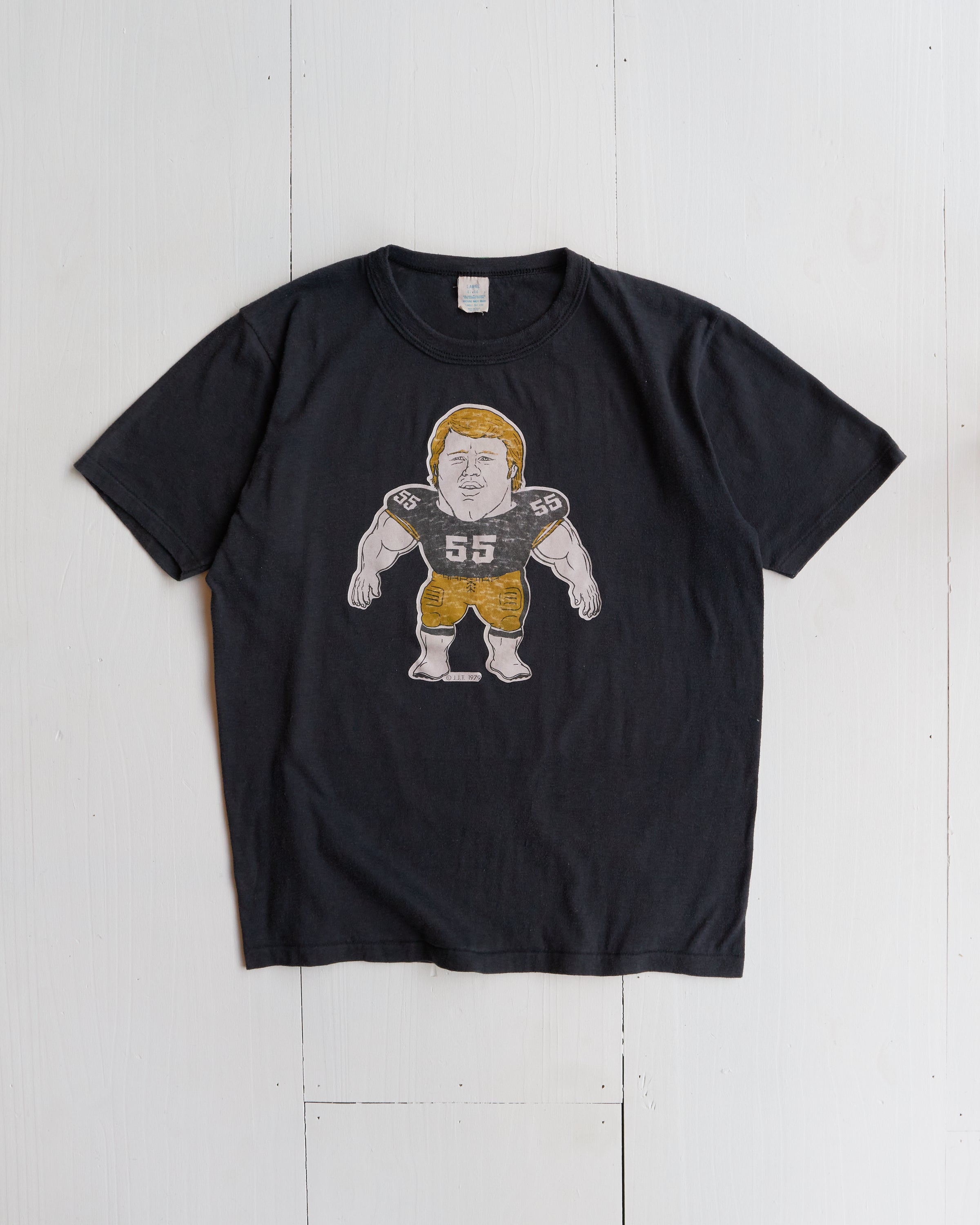 1979 John Kolb NFL Caricature T-shirt