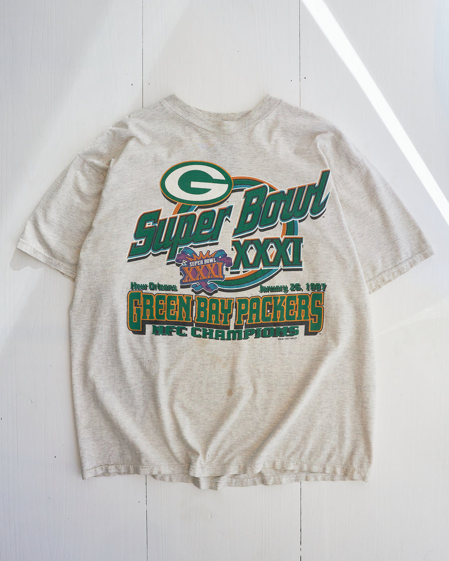 1997 Super Bowl XXXl Green Bay Packers Champions T-Shirt