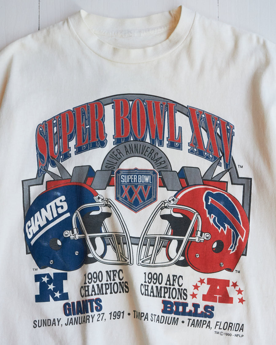 1990 Super Bowl XXV Giants vs Bills T-Shirt