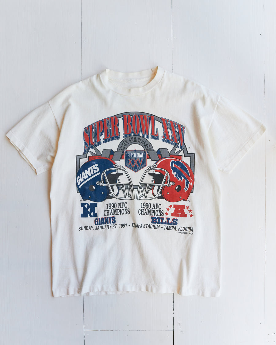 1990 Super Bowl XXV Giants vs Bills T-Shirt