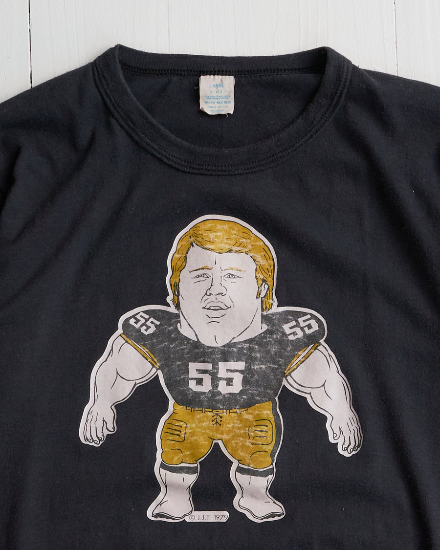 1979 John Kolb NFL Caricature T-shirt
