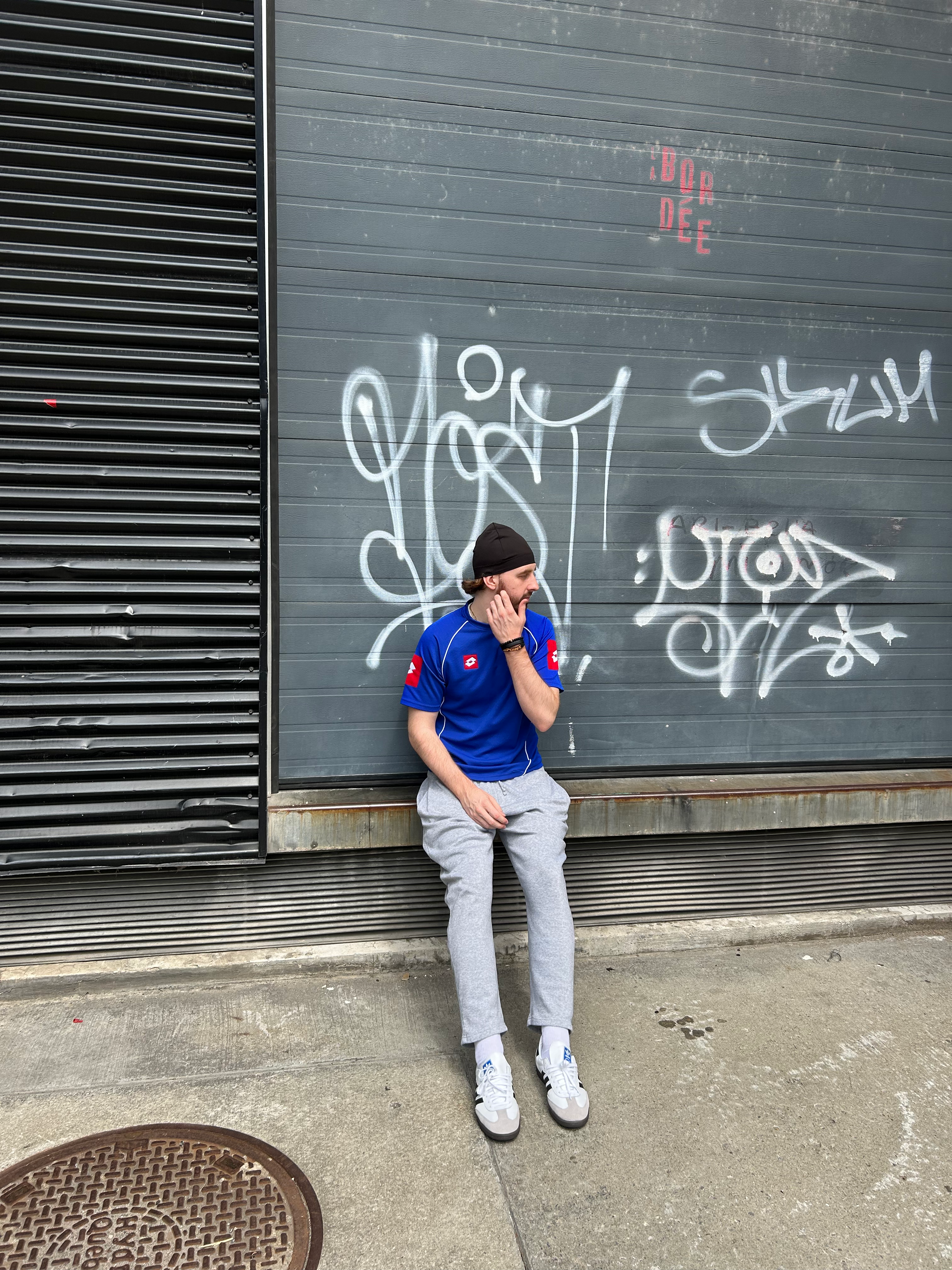 Lotto FS SCG Serbia Soccer Jersey in a vintage style from thrift store Twise Studio