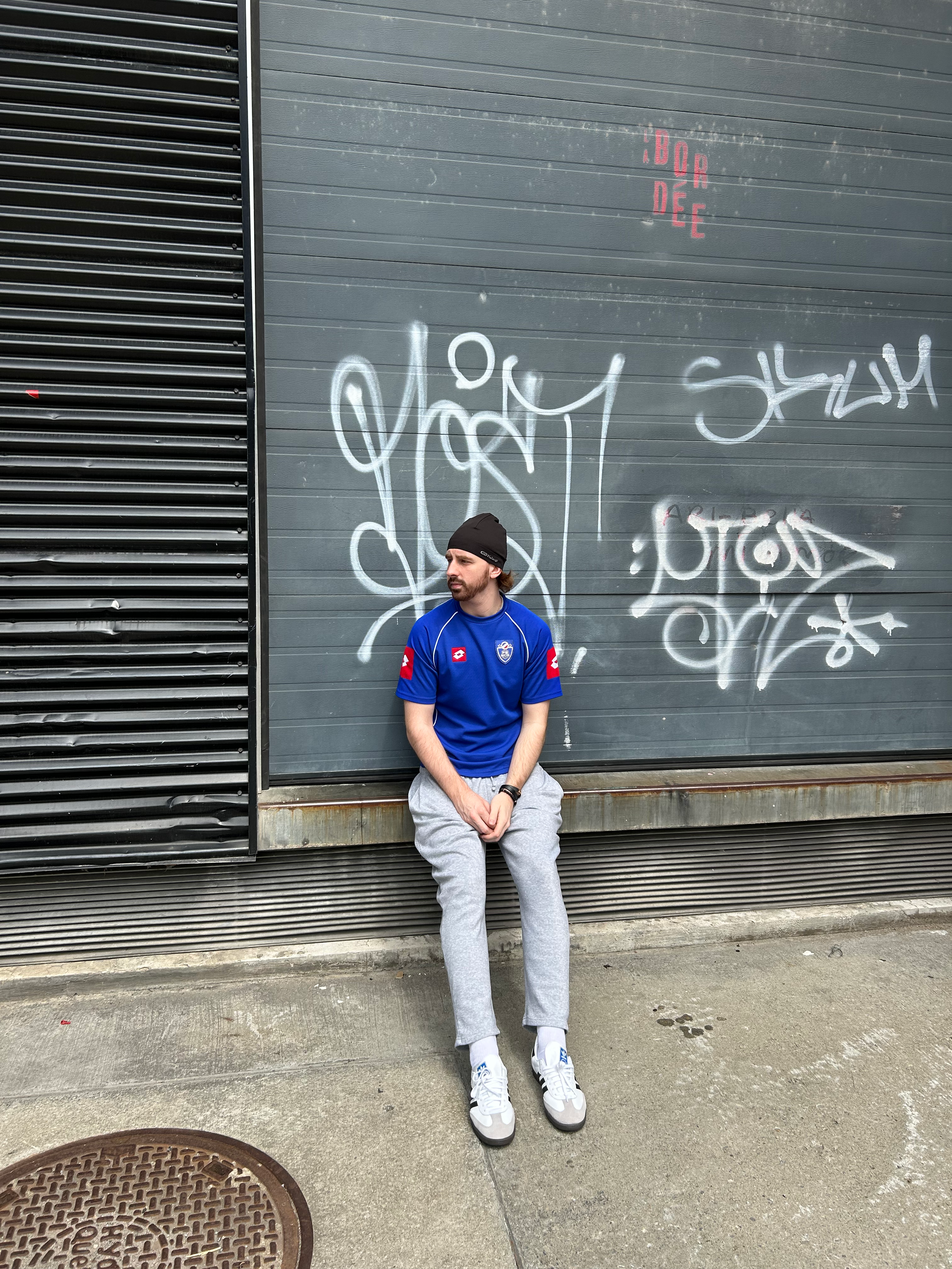 Lotto FS SCG Serbia Soccer Jersey in a vintage style from thrift store Twise Studio