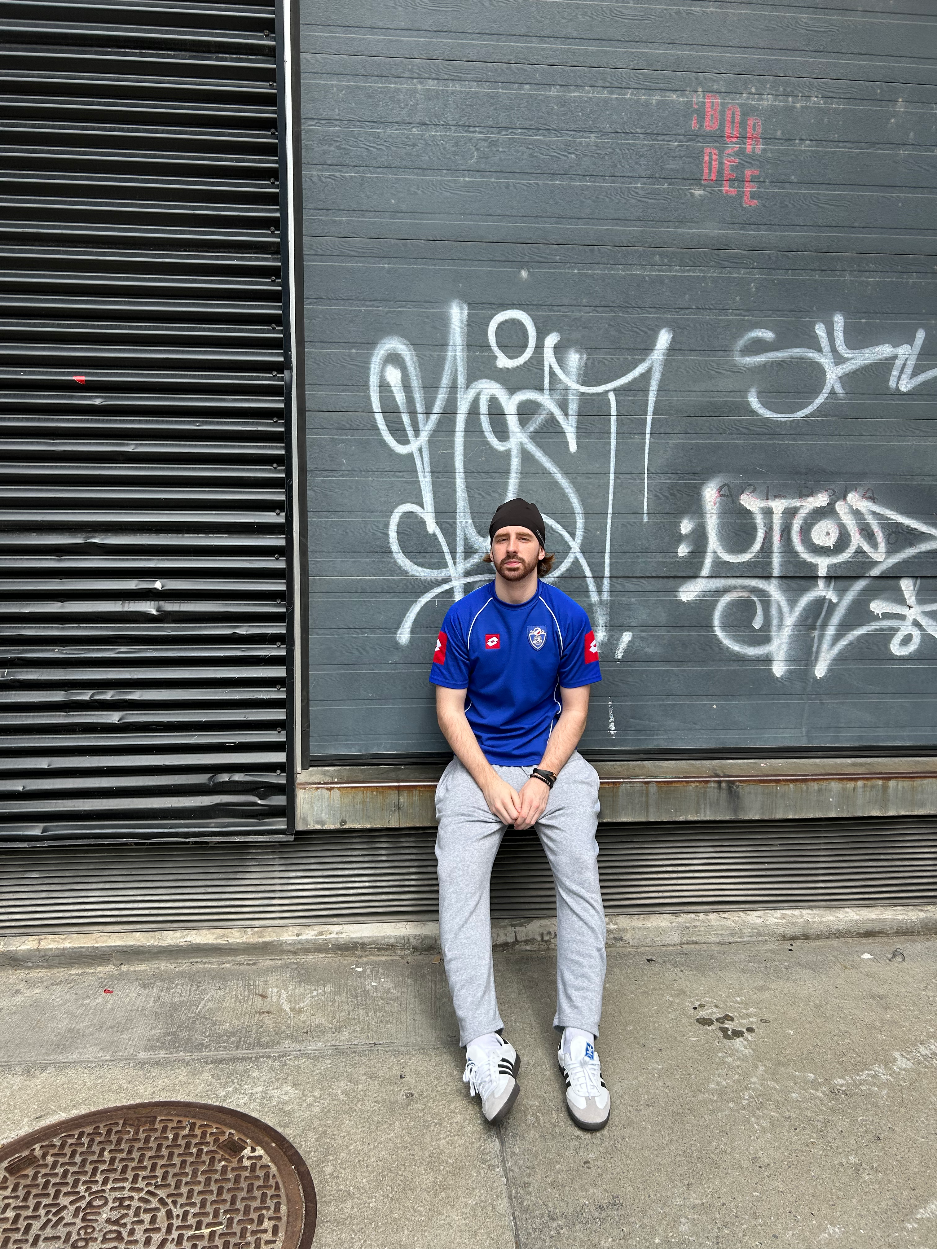 Lotto FS SCG Serbia Soccer Jersey in a vintage style from thrift store Twise Studio