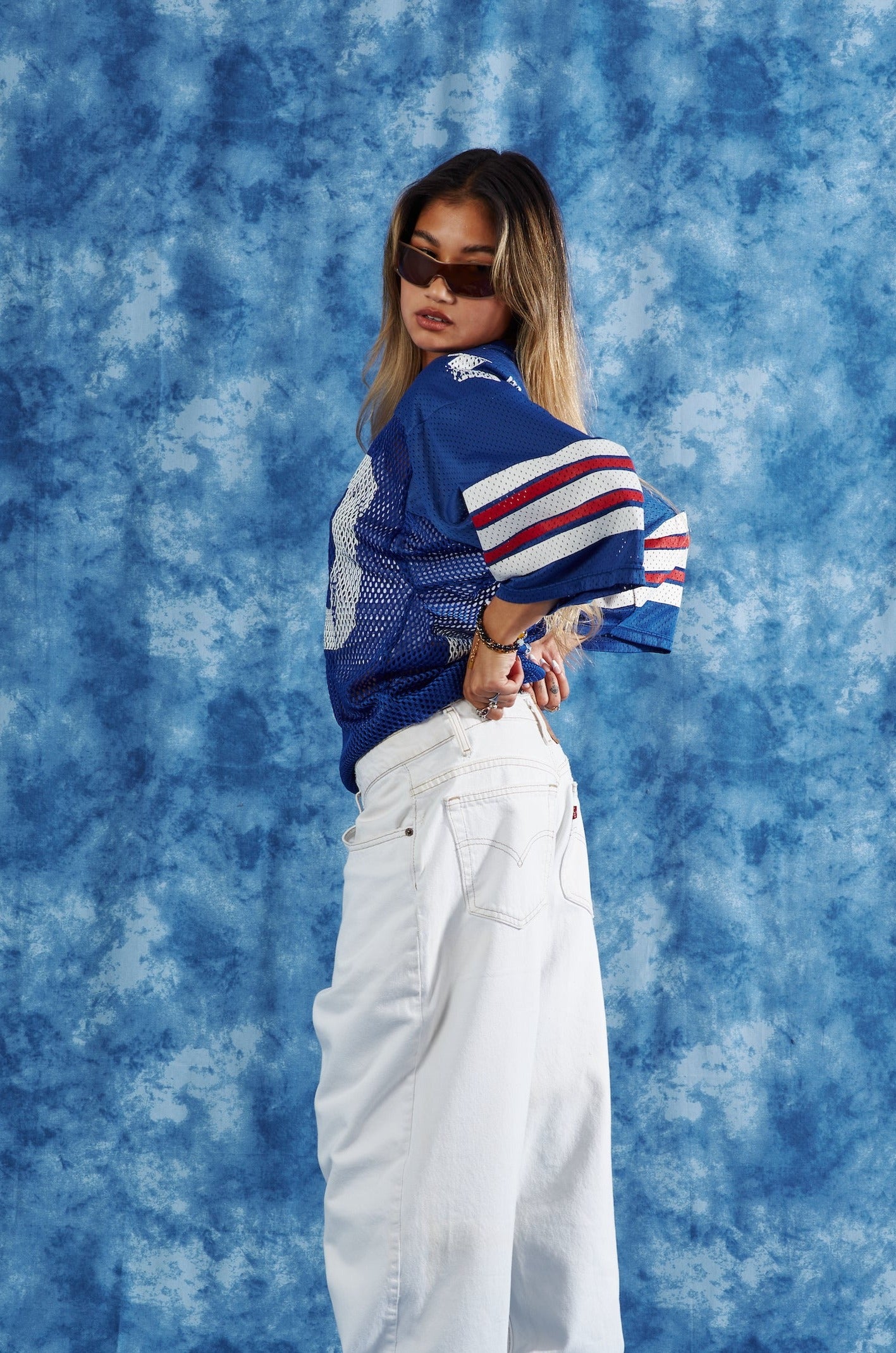 Vintage Harv-Al Athletic Football Jersey in a vintage style from thrift store Twise Studio