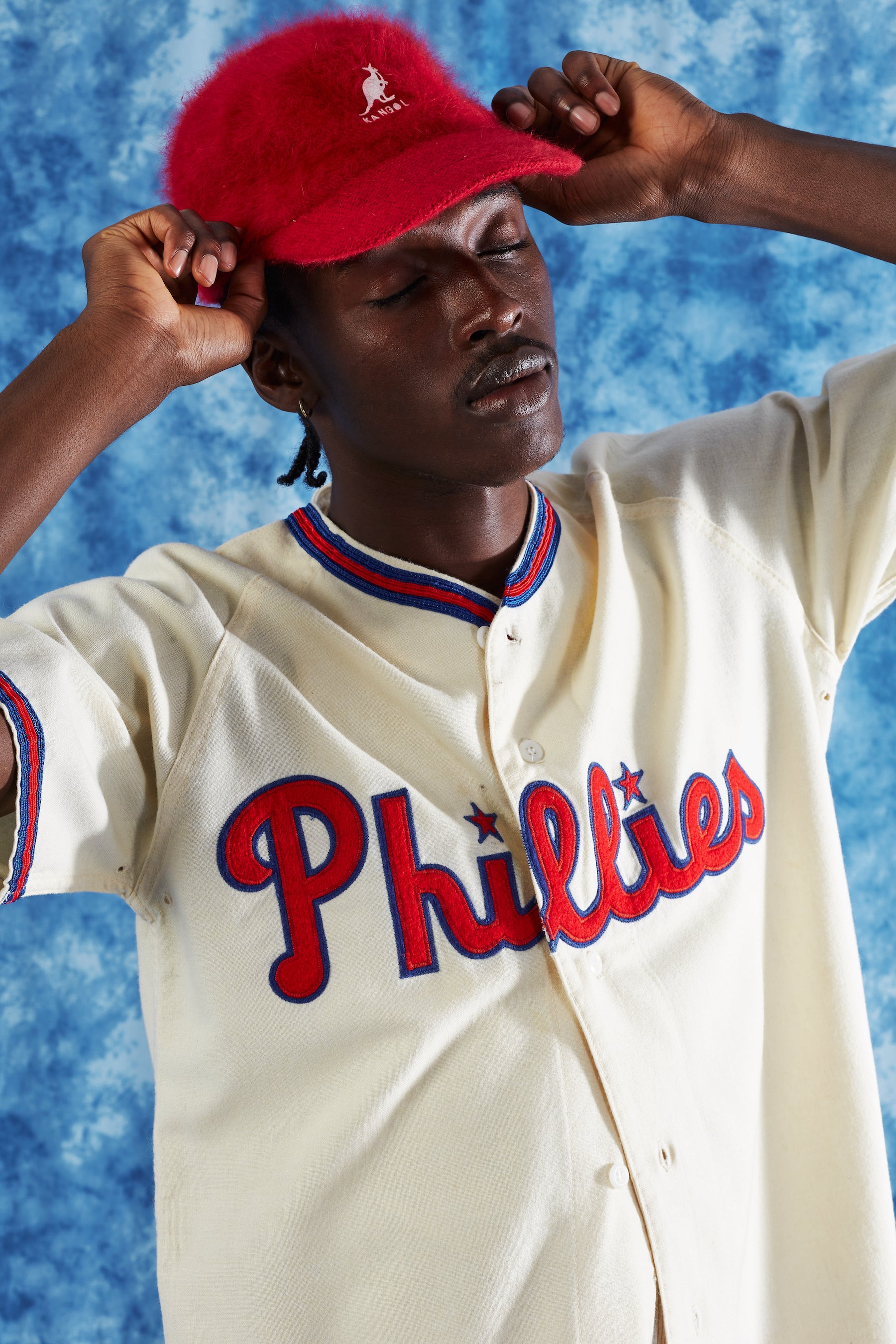 Vintage Authentic Mitchell & Ness Phillies Richie Ashburn Jersey in a vintage style from thrift store Twise Studio