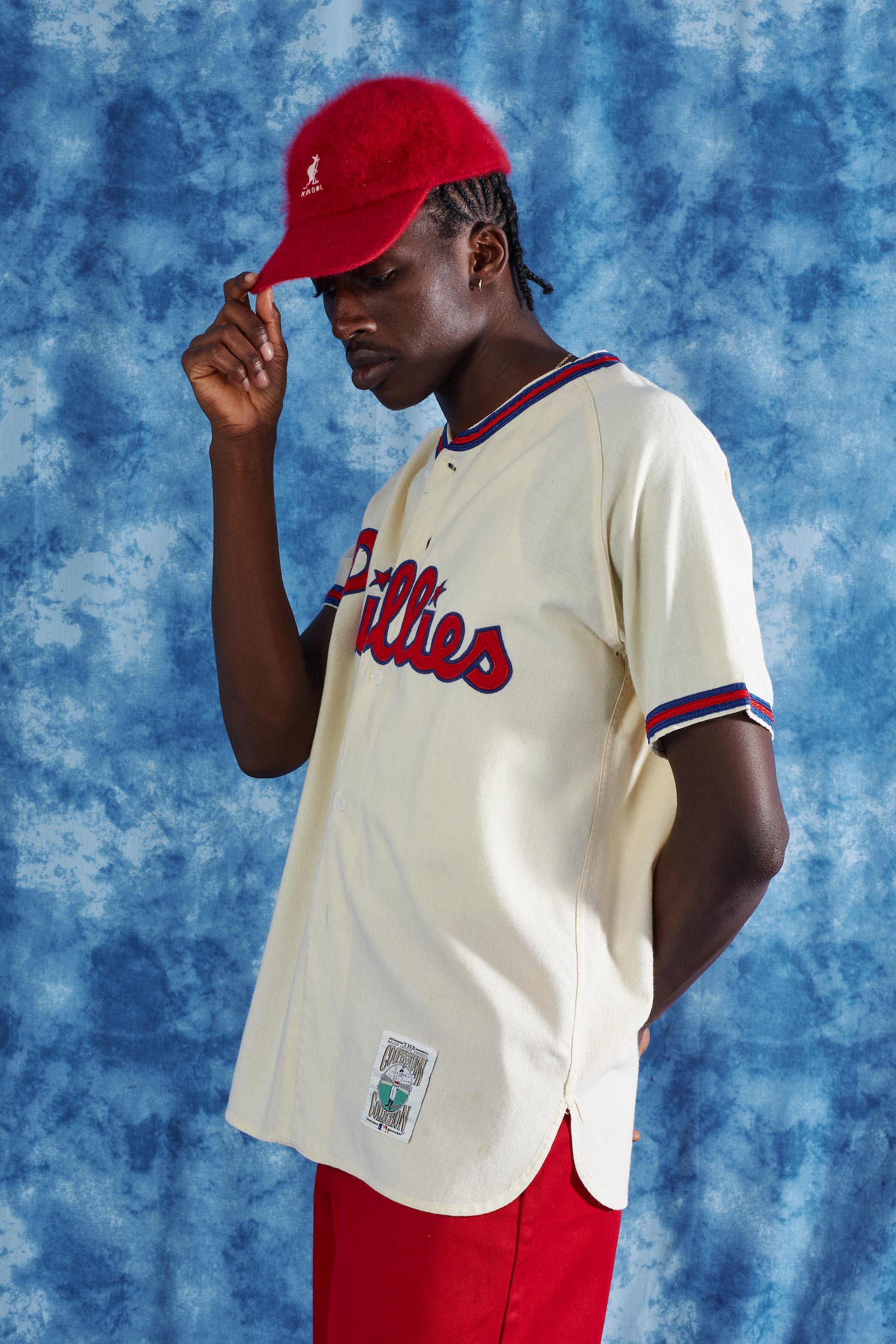 Vintage Authentic Mitchell & Ness Phillies Richie Ashburn Jersey in a vintage style from thrift store Twise Studio