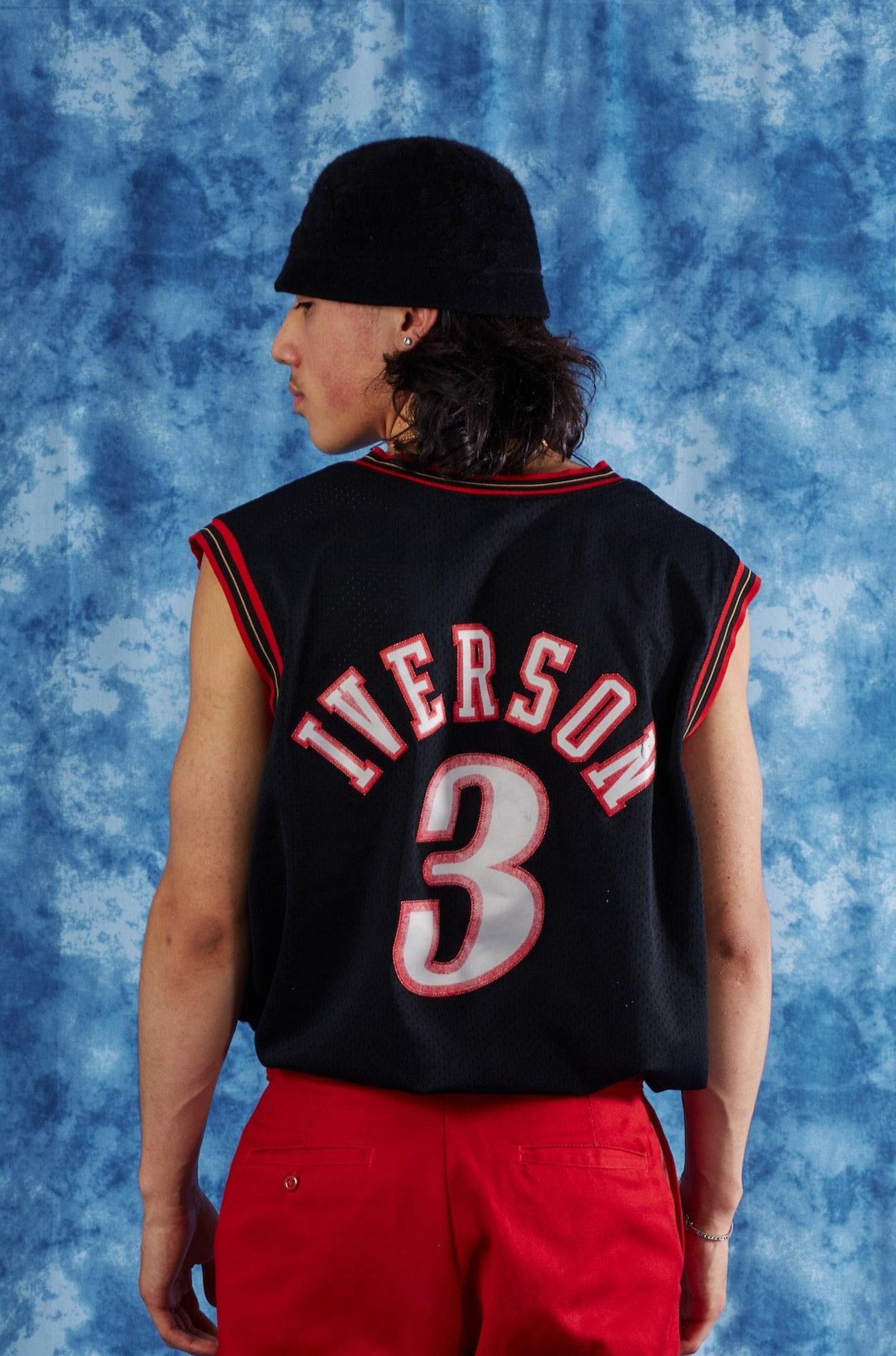 Vintage Nike Allen Iverson Philadelphia Sixers Jersey in a vintage style from thrift store Twise Studio