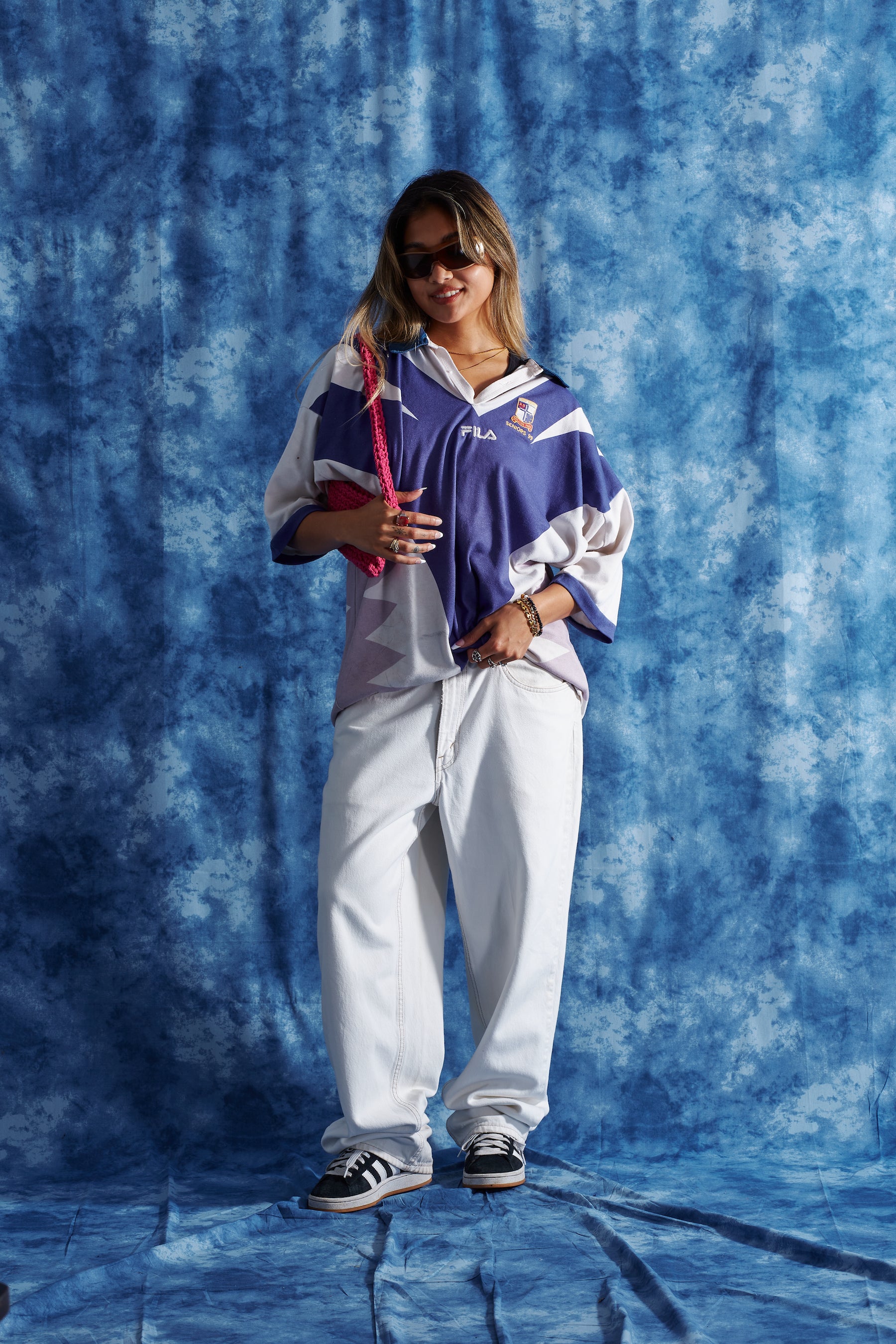 Late 90's Fila High School Soccer Jersey in a vintage style from thrift store Twise Studio