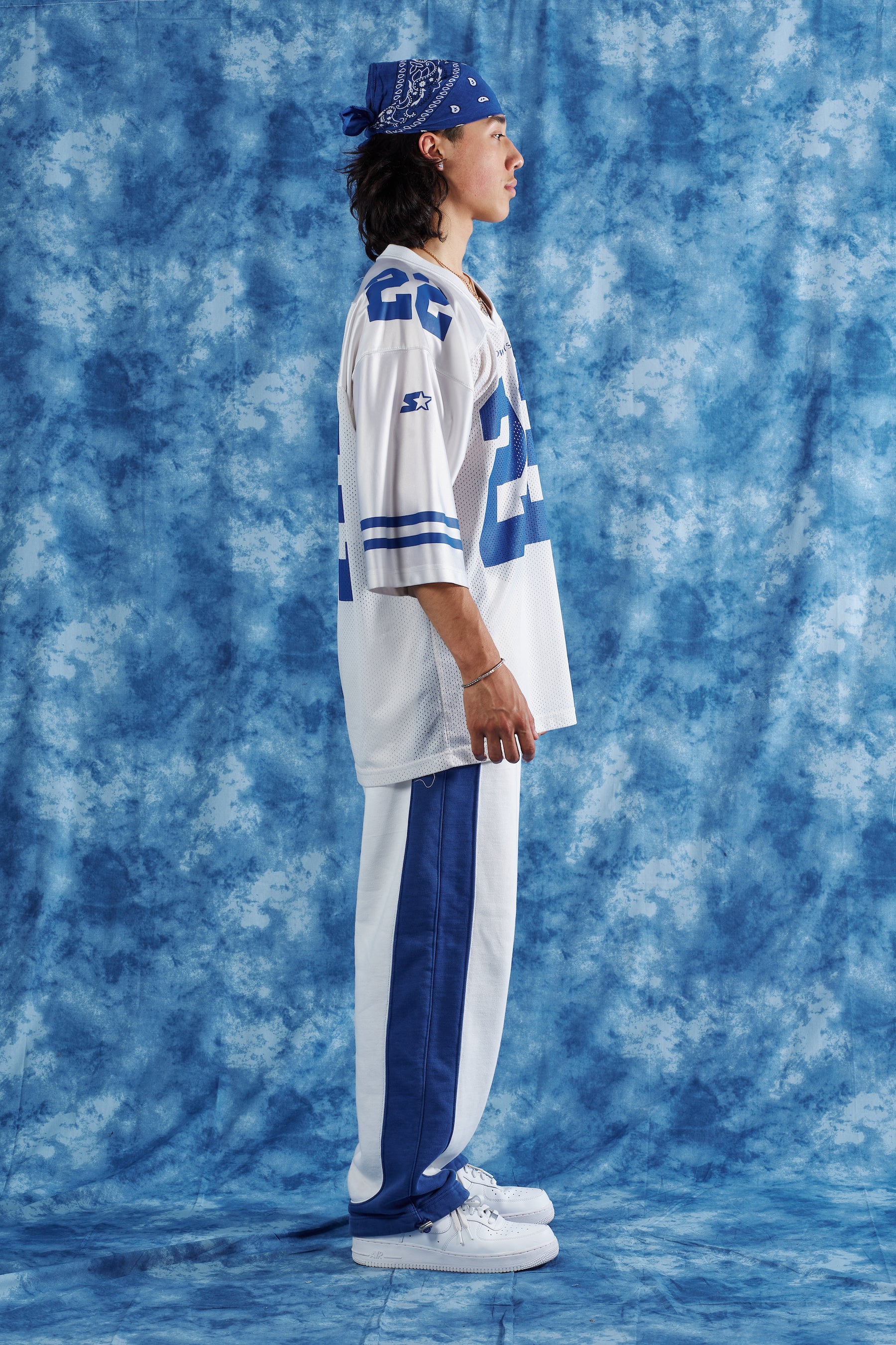 Early 2000's Starter Emmith Smith Cowboys Jersey in a vintage style from thrift store Twise Studio