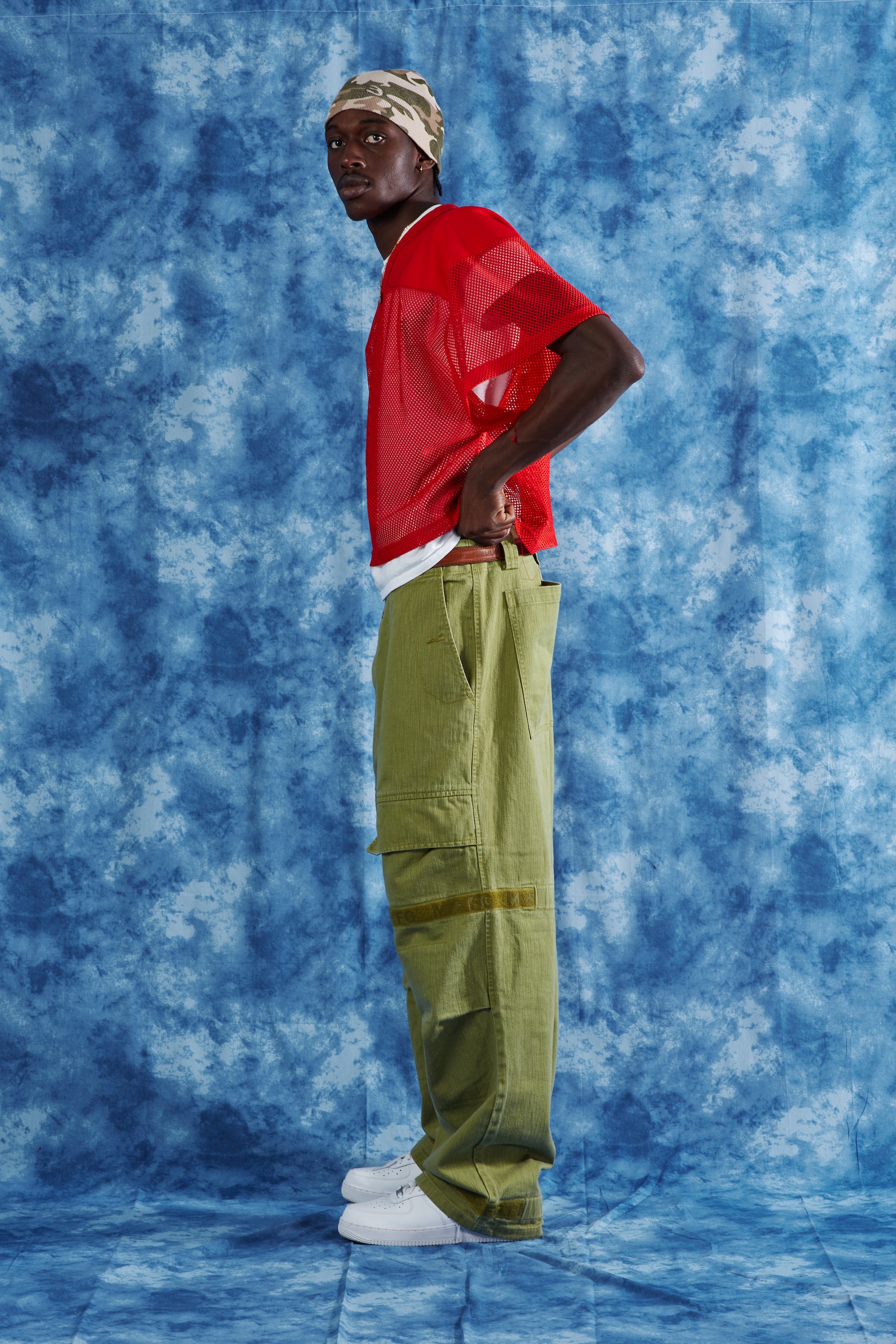 Red Cropped Number 56 Jersey in a vintage style from thrift store Twise Studio