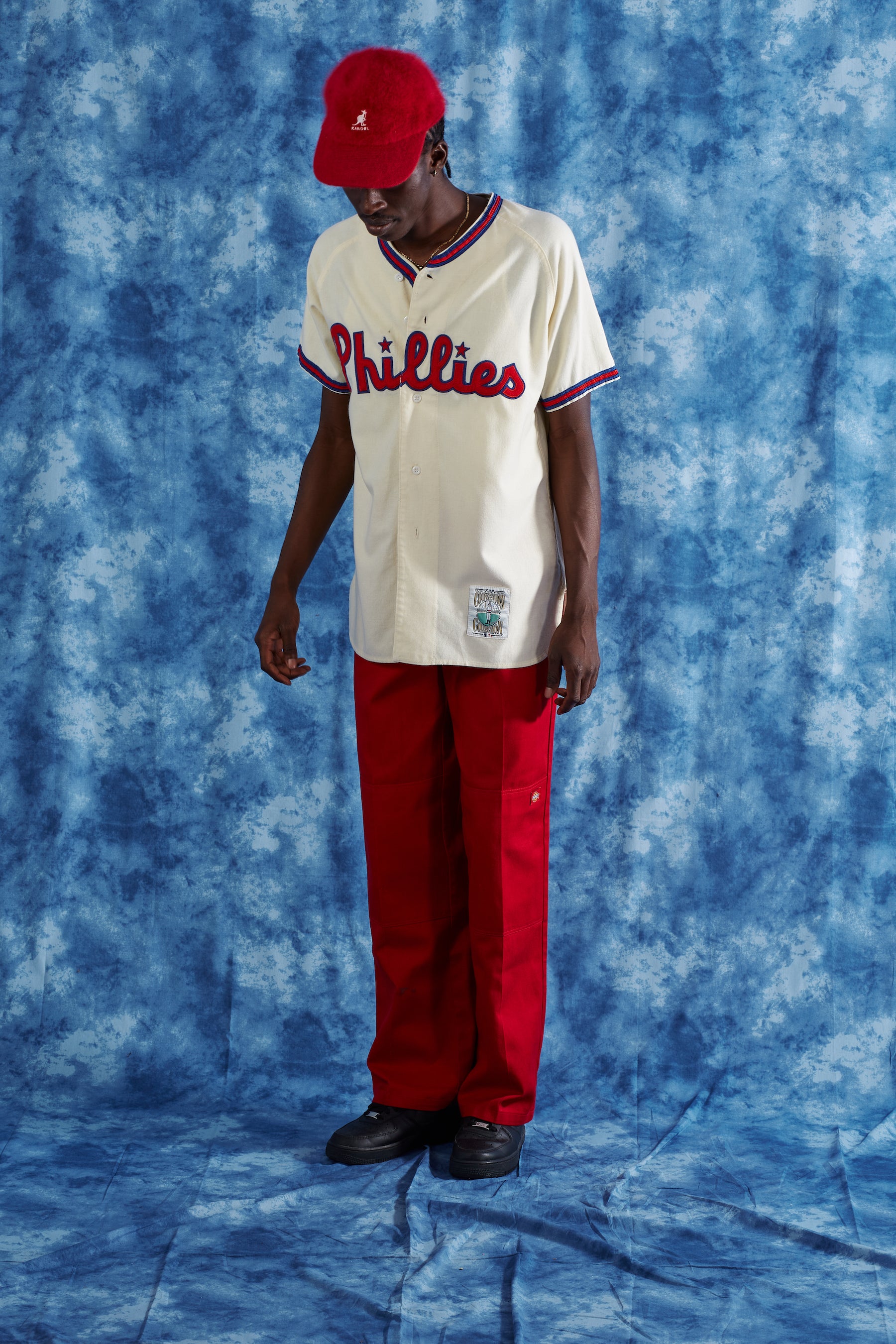 Vintage Authentic Mitchell & Ness Phillies Richie Ashburn Jersey in a vintage style from thrift store Twise Studio