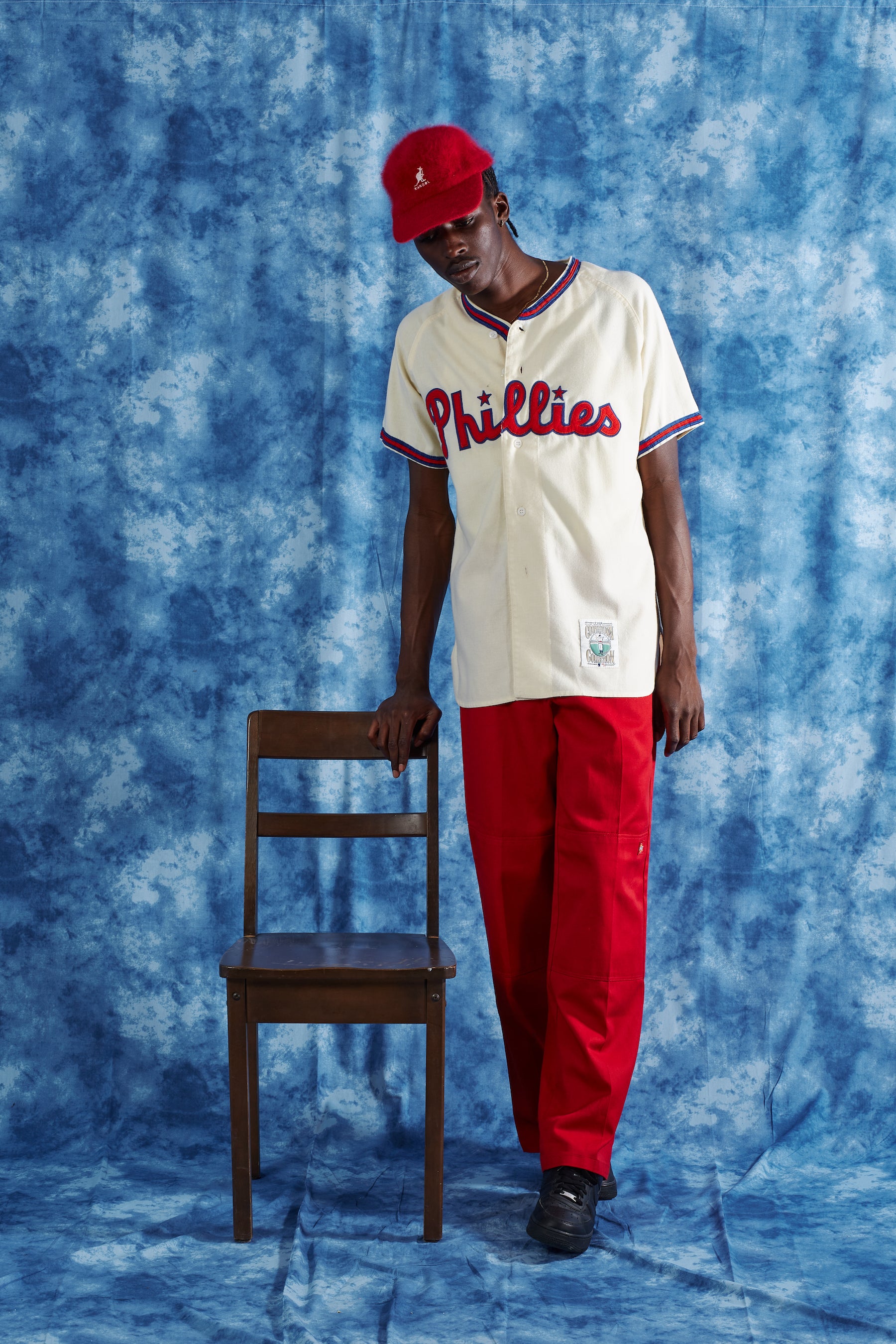 Vintage Authentic Mitchell & Ness Phillies Richie Ashburn Jersey in a vintage style from thrift store Twise Studio
