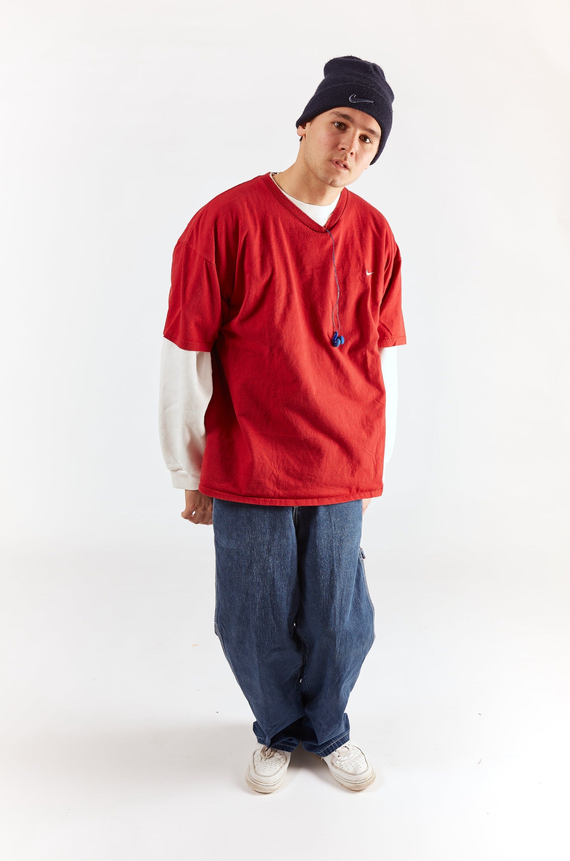 Early 2000s Nike Embroidered Swoosh T-shirt