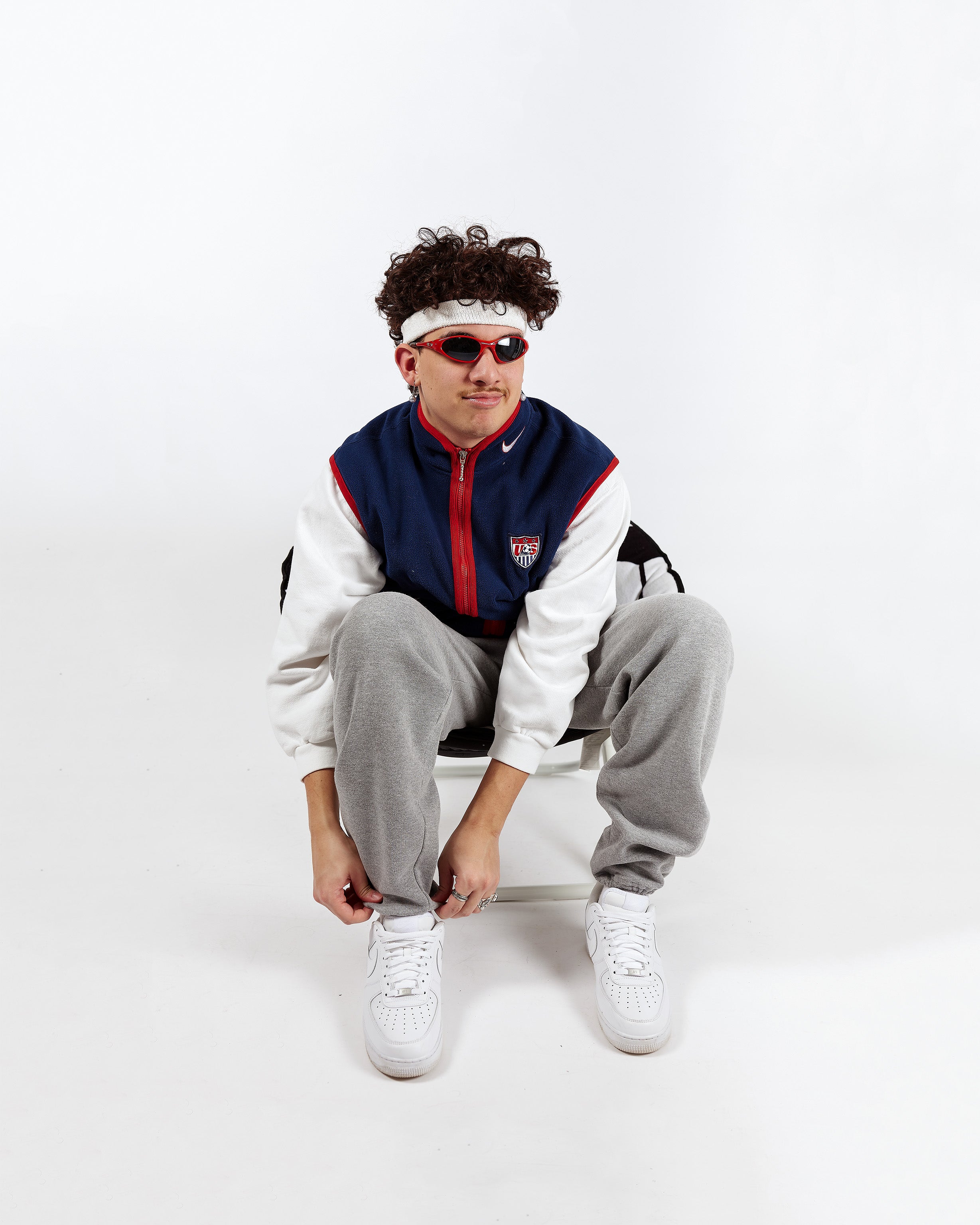 90's Nike Team USA Football Fleece Vest