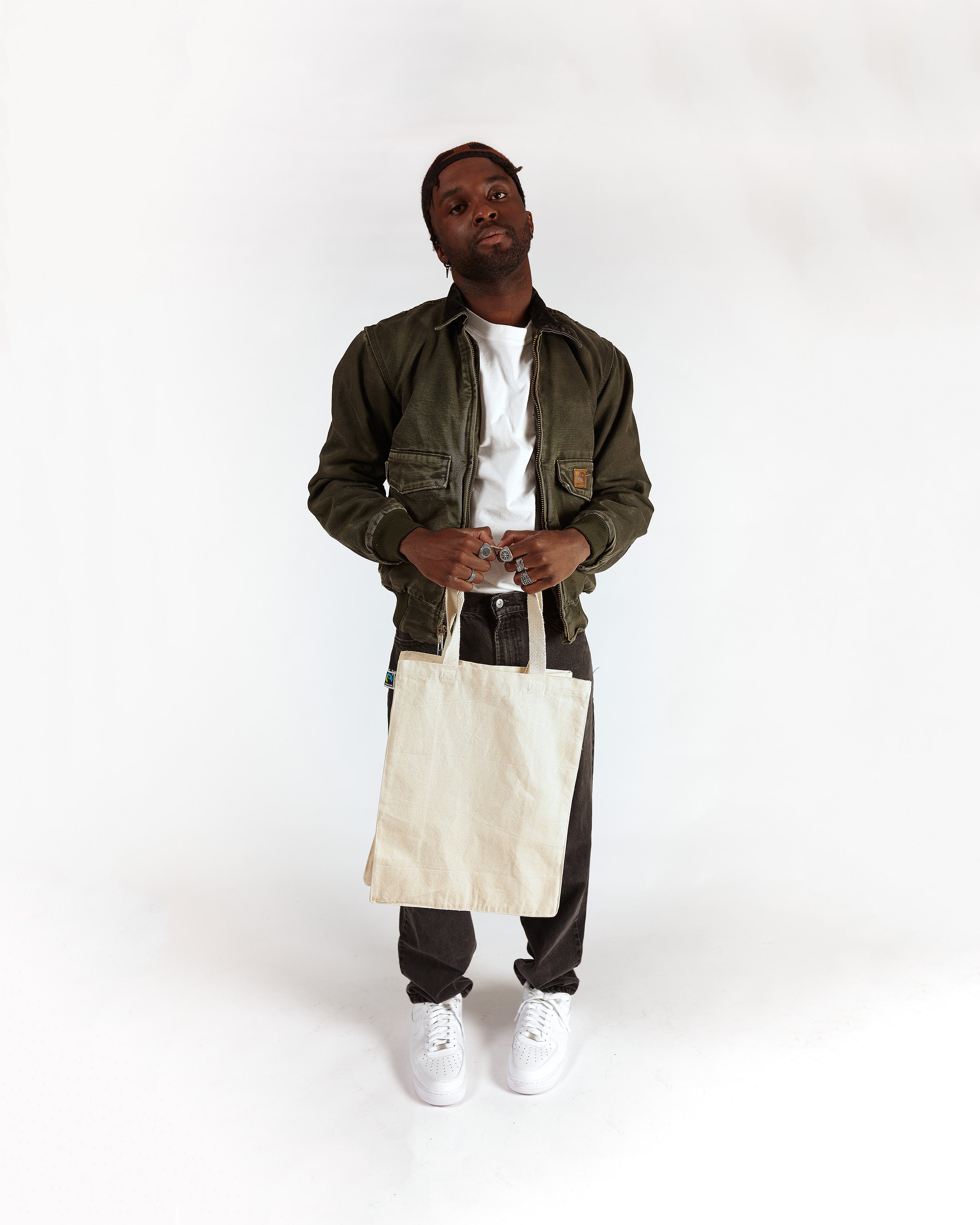 Carhartt Dark Green Faded Lined Jacket