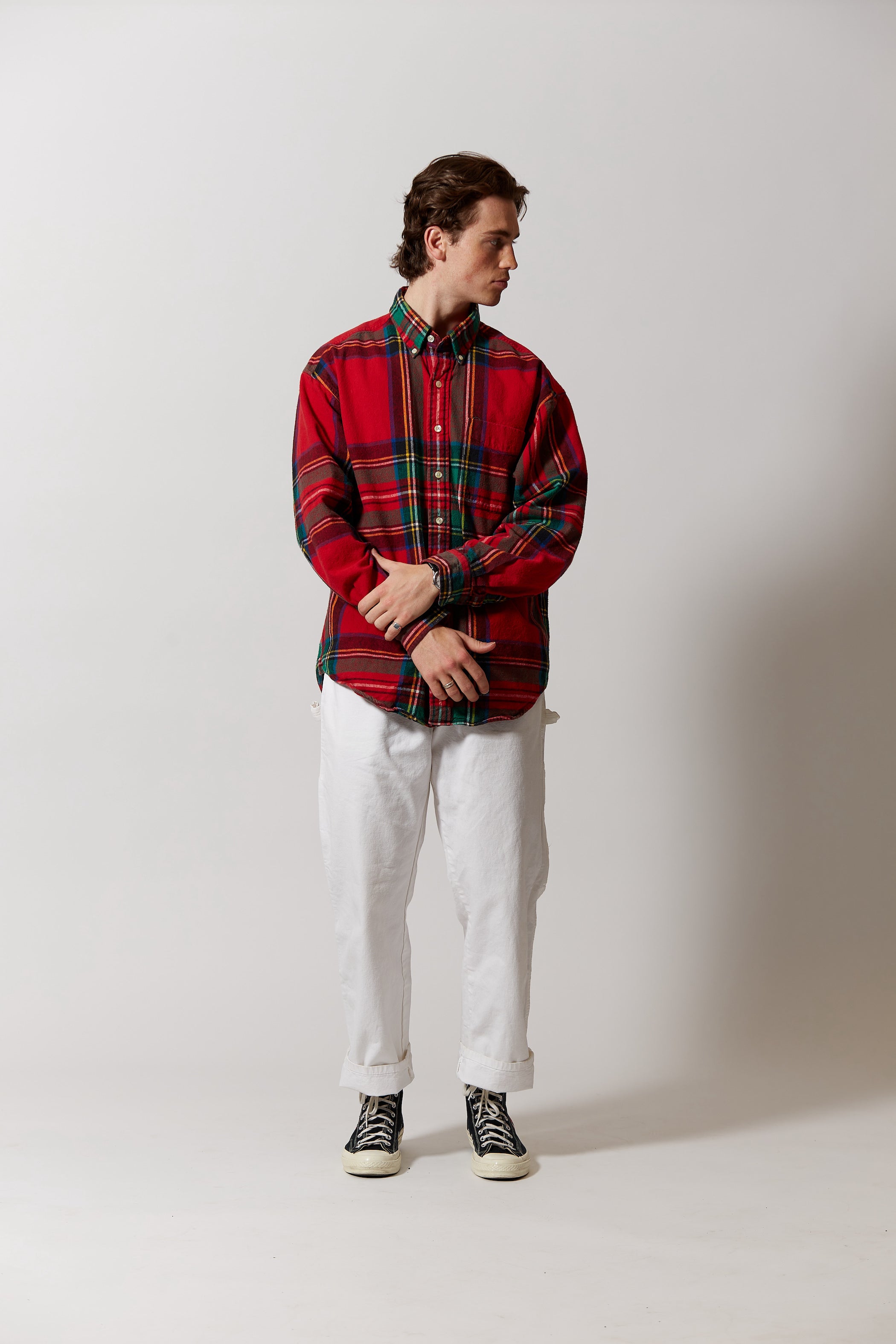 Gap Plaid Flannel Button Up